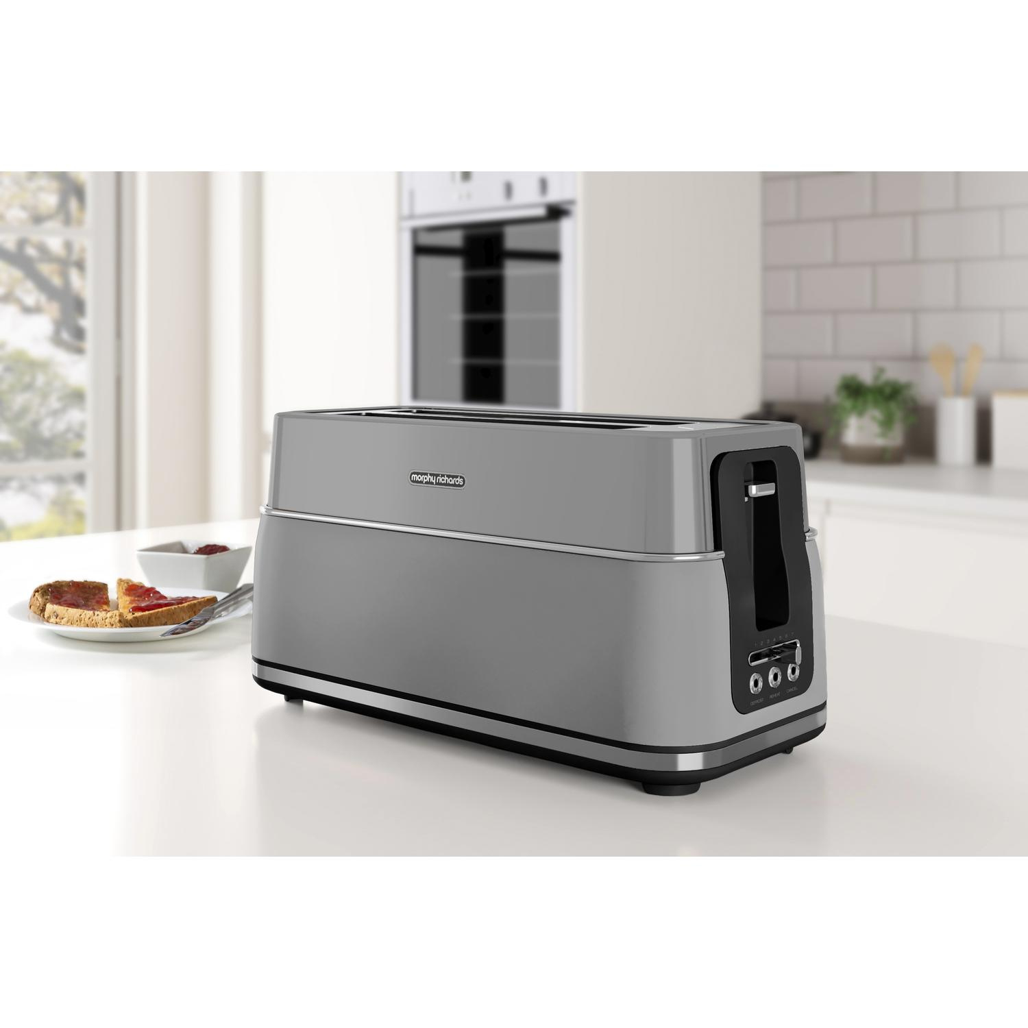 Morphy Richards Signature 4 Slice Toaster - Grey thumbnail image