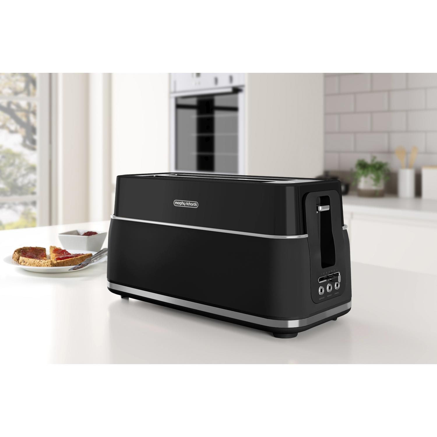 Morphy Richards 245744 Signature 4 Slice Toaster - Black thumbnail image