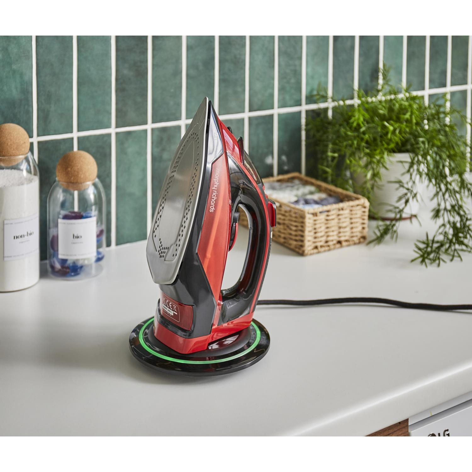 Morphy Richards 303250 EasyCharge Cordless Steam Iron - Red thumbnail image