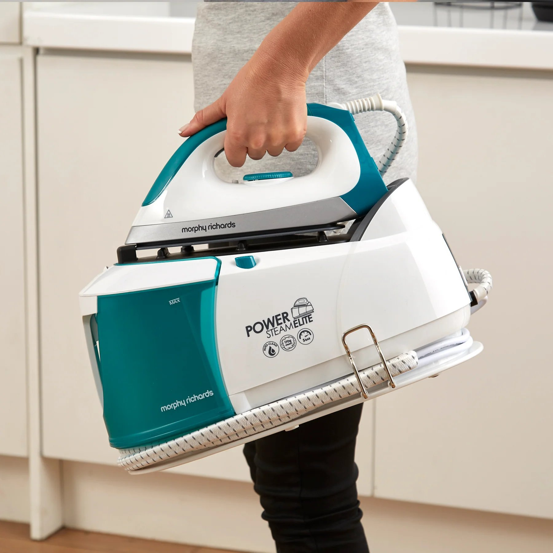 Morphy Richards 332014 Power Steam Elite Steam Generator - Green thumbnail image