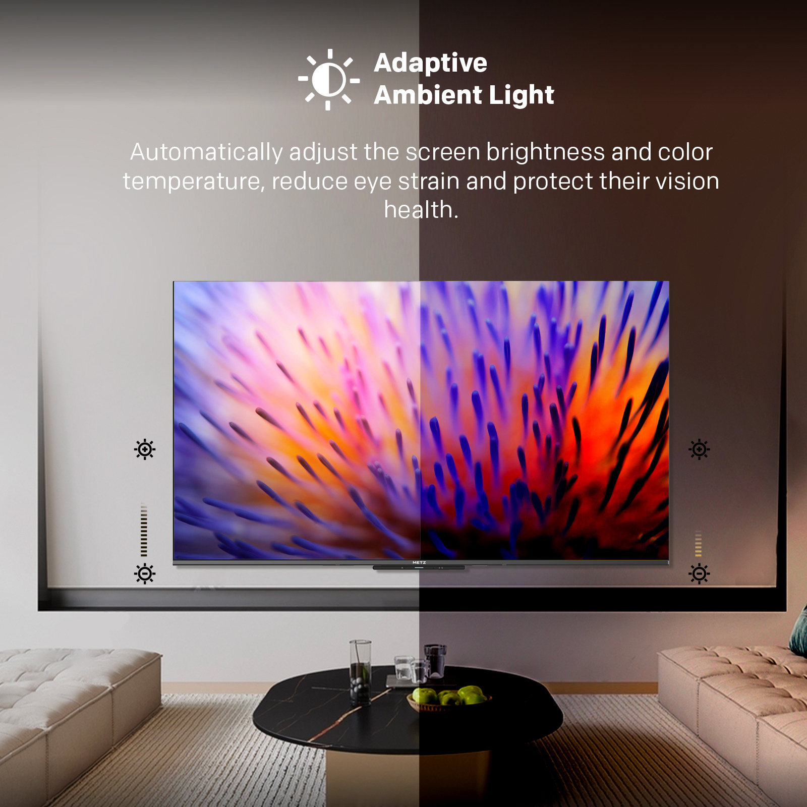 Metz 43MQF7500ZUK 43" 4K QLED Roku TV - Black thumbnail image