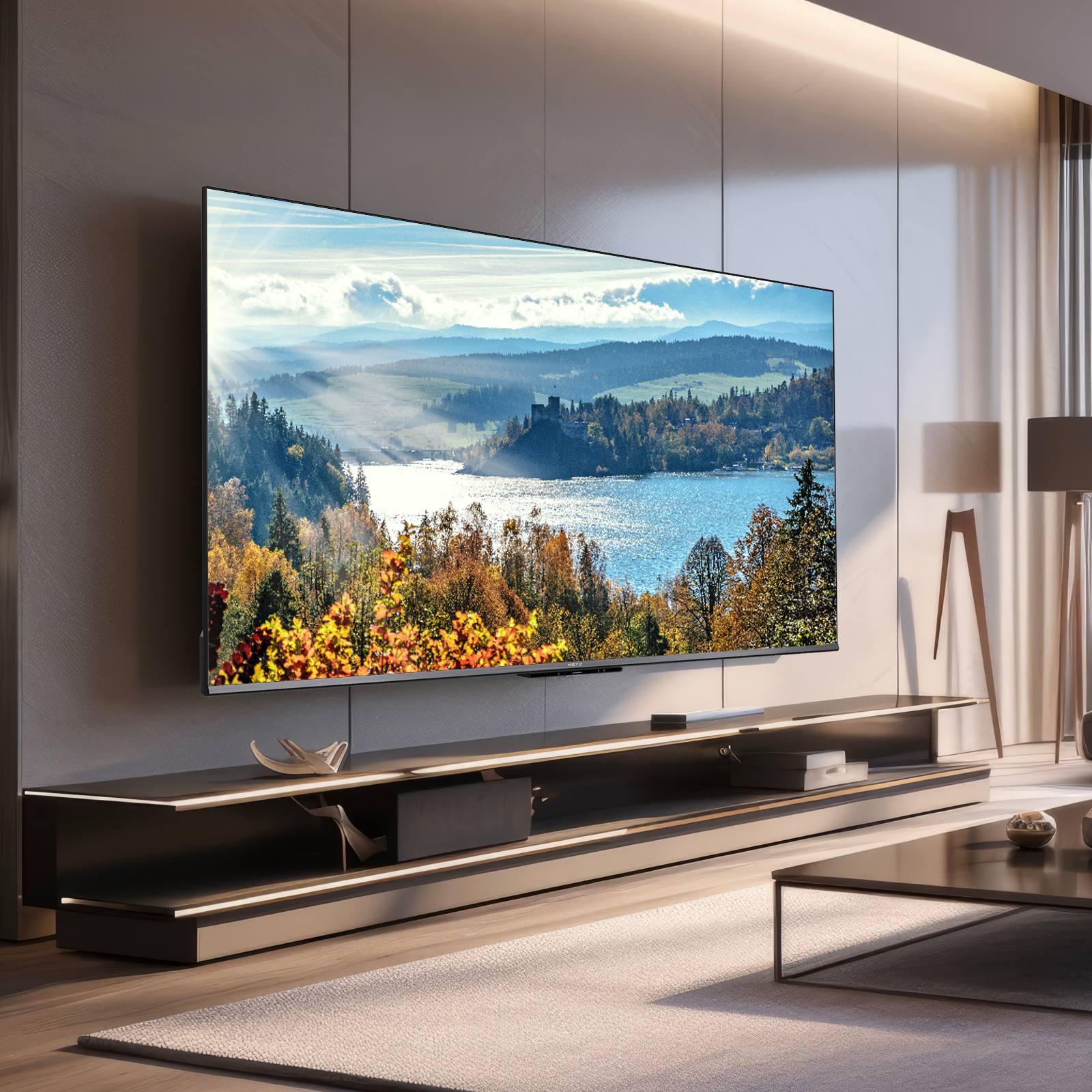 Metz 43MQF7500ZUK 43" 4K QLED Roku TV - Black thumbnail image