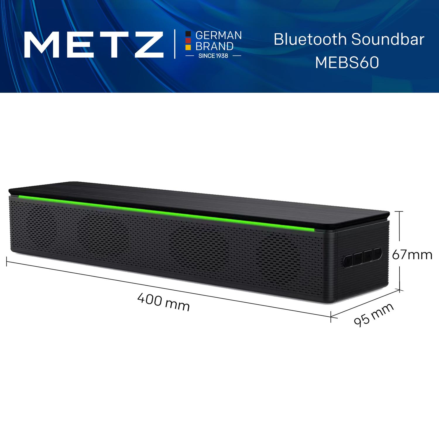 METZ MEBS60 Wireless Portable Bluetooth Speaker  thumbnail image