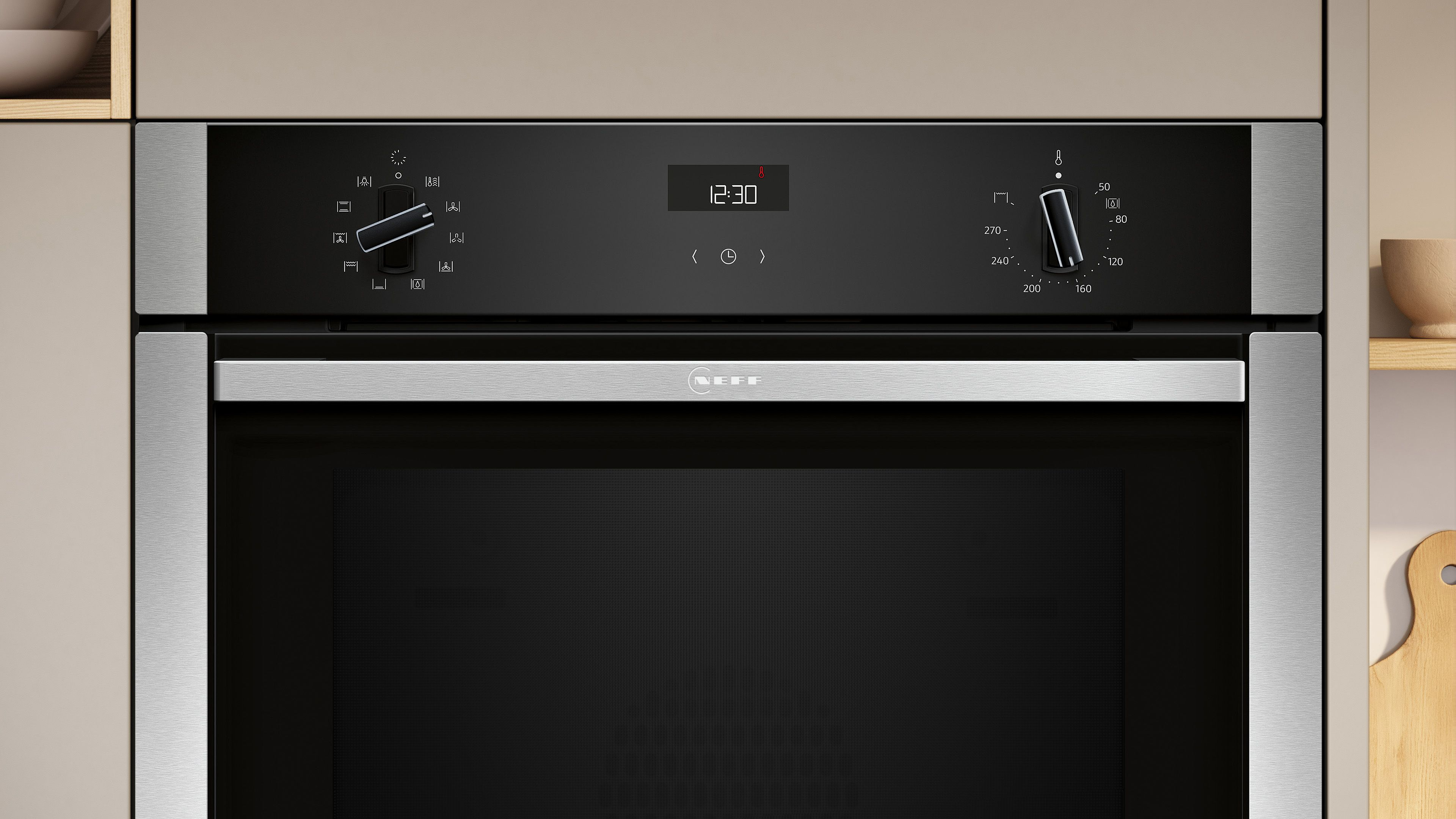 Neff B3ACE4AN3B Slide & Hide Built In Electric Single Oven  thumbnail image