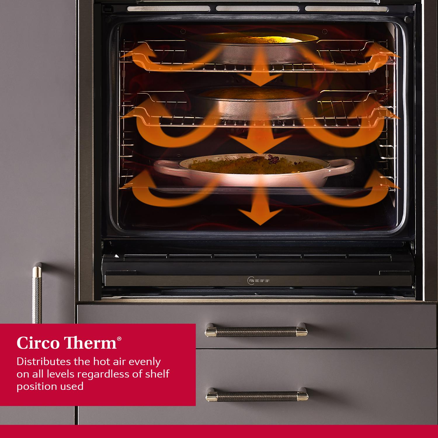 Neff B54CR31G0B Slide & Hide 59.6cm Built In Electric Single Oven - Graphite Grey thumbnail image