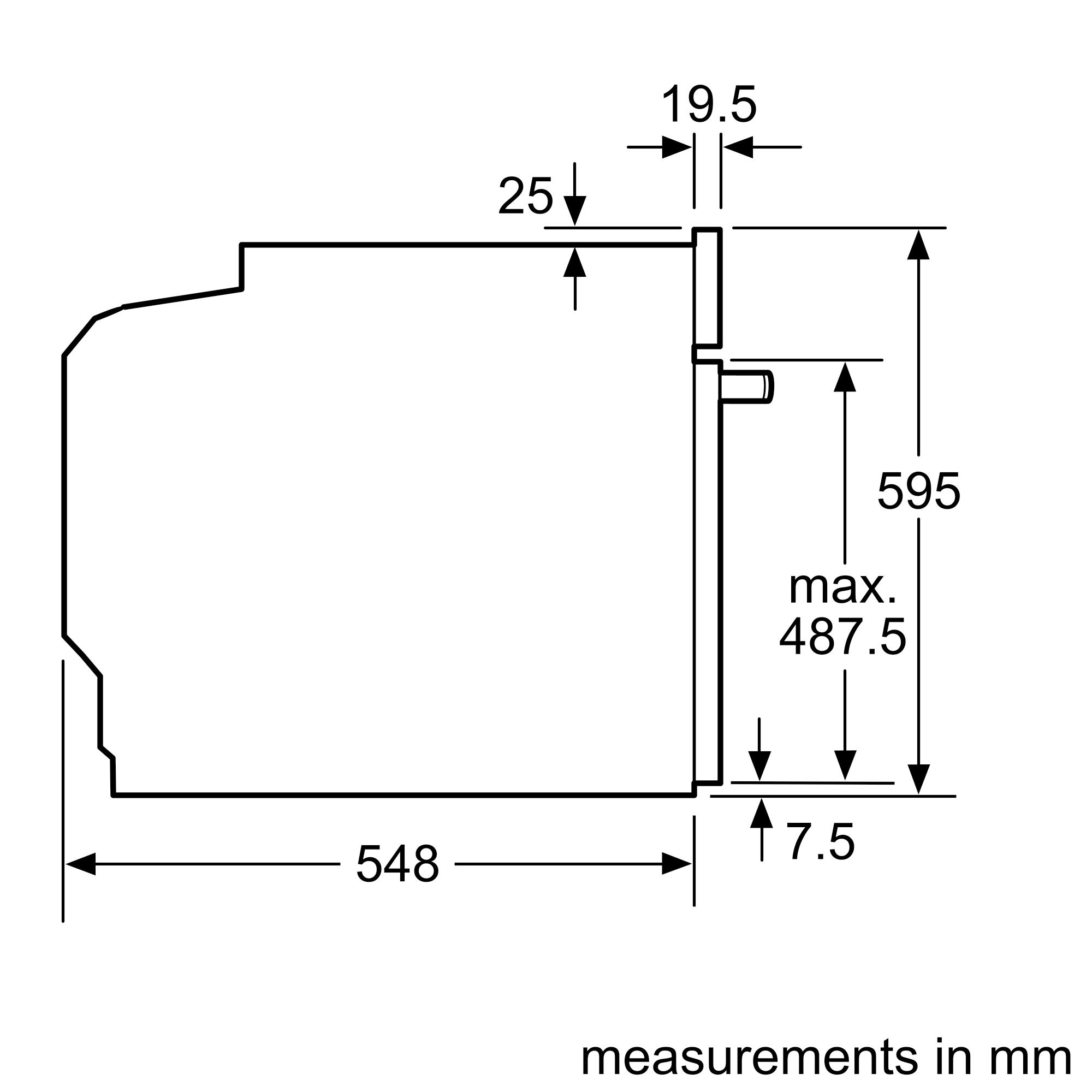 Neff B6ACH7AG7B Built In Electric Single Oven thumbnail image