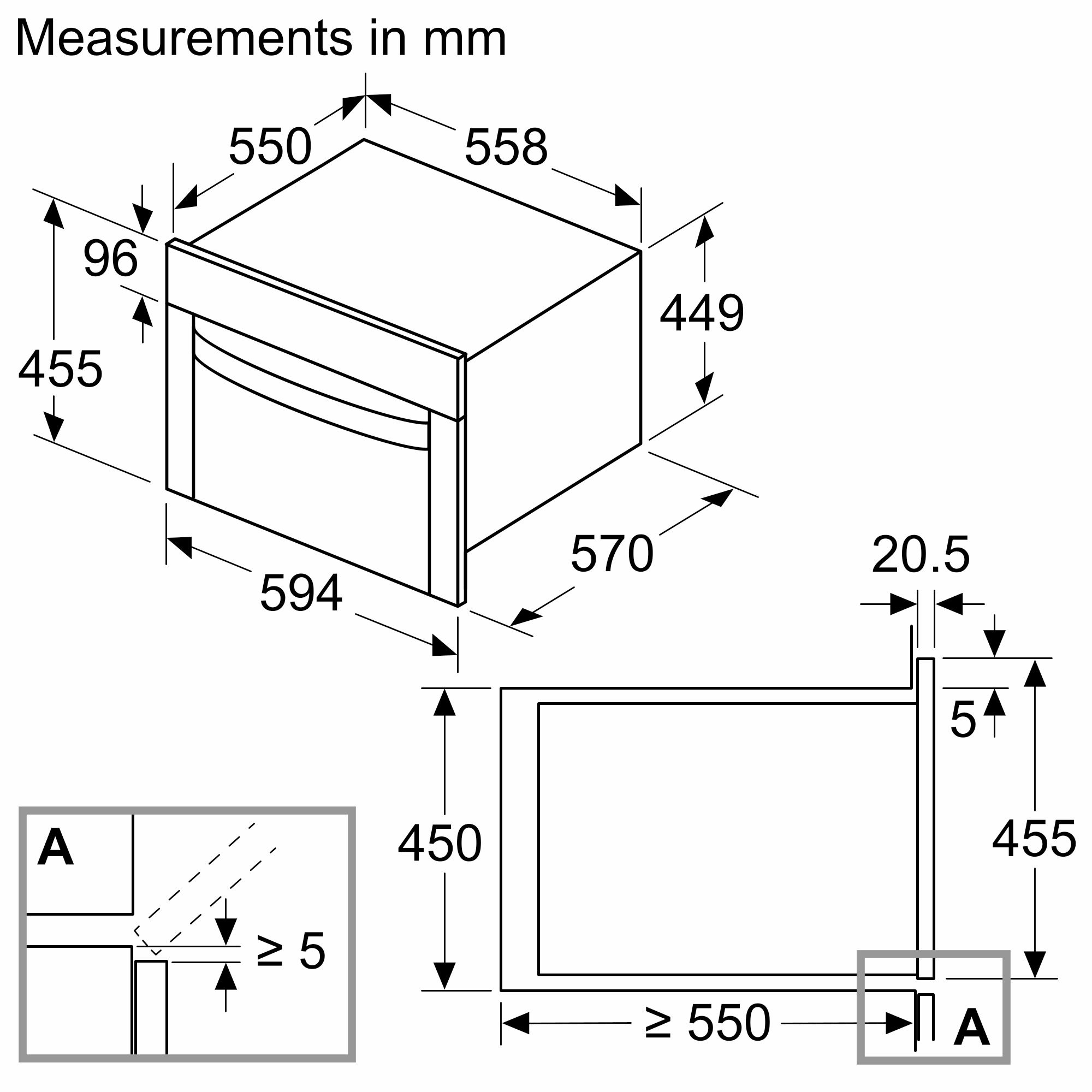 Neff C1AMG84N1B 44 Litres Built In Microwave Oven  thumbnail image