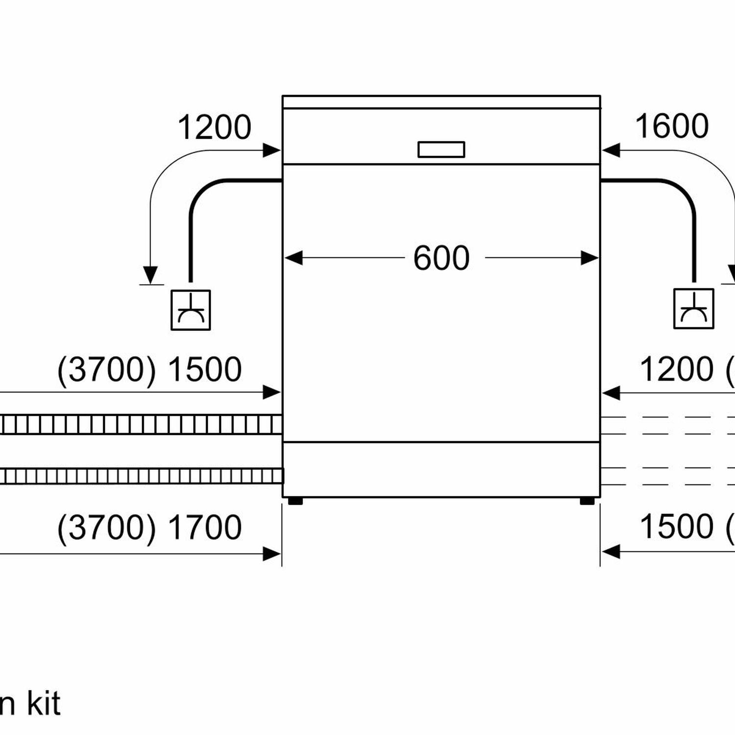 Neff S195HCX02G Integrated Dishwasher - 14 Place Settings thumbnail image