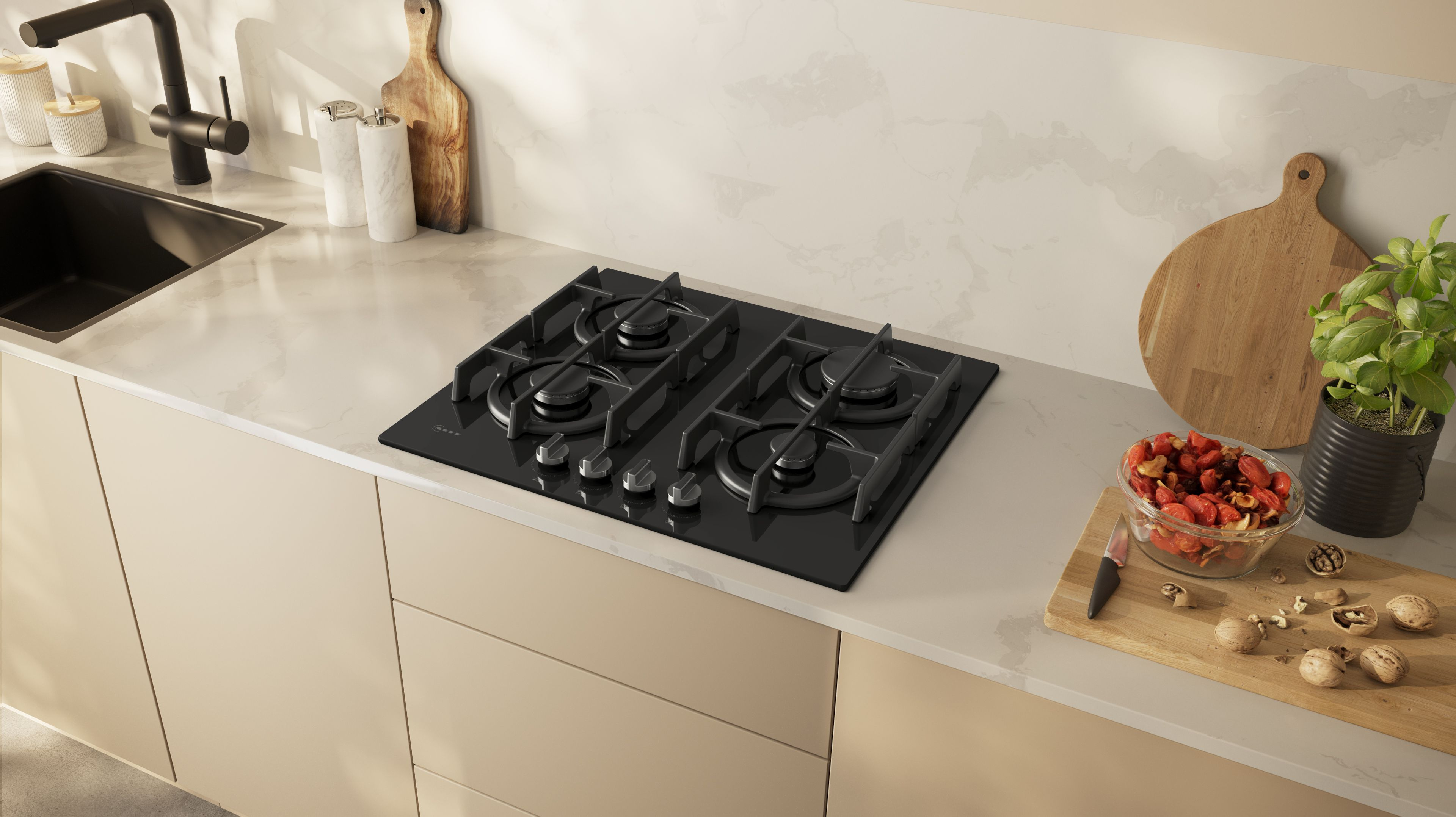 Neff T26PIP4S0 59cm Gas Hob thumbnail image