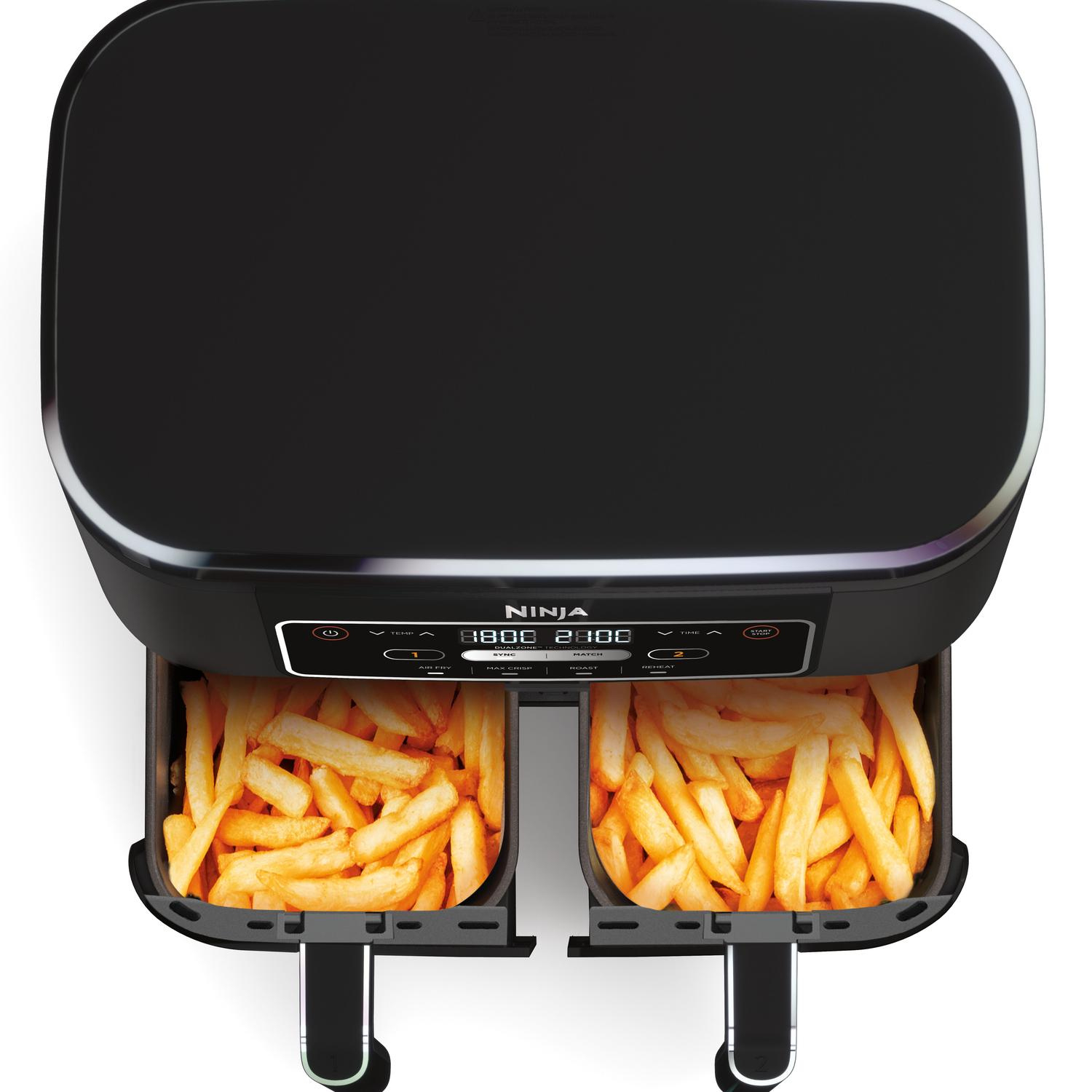 Ninja AF200UK Foodi 4-in-1 Dual Zone 7.6L Air Fryer - Black thumbnail image