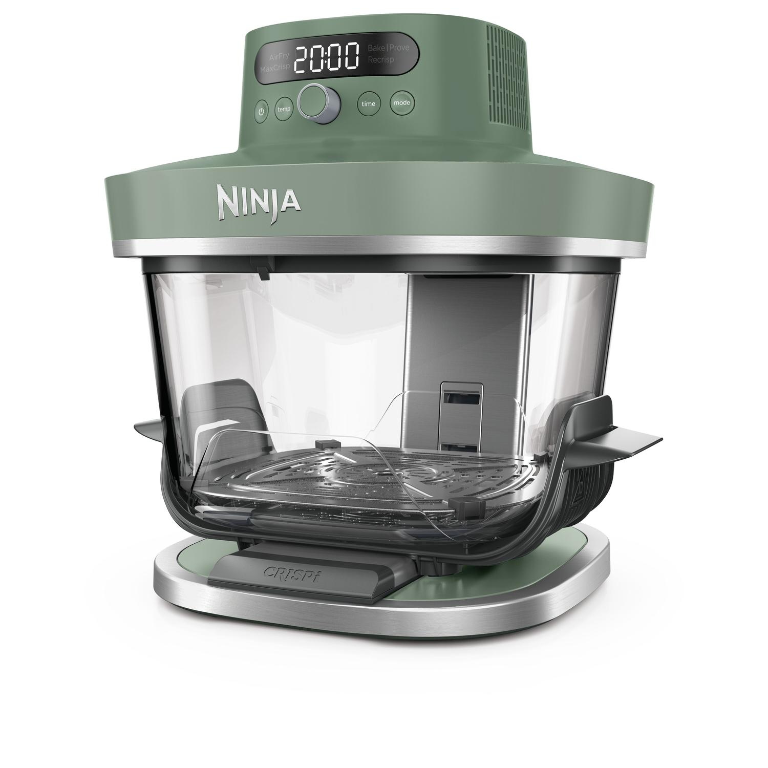 Ninja AS090UKGN CRISPi PRO 5-in-1 Glass Air Fryer - Green thumbnail image