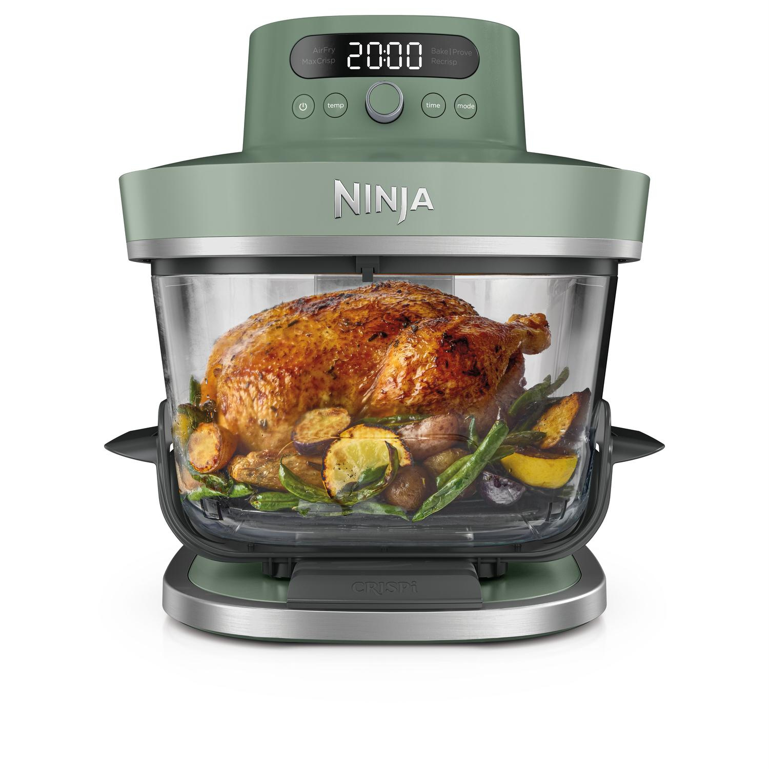 Ninja AS090UKGN CRISPi PRO 5-in-1 Glass Air Fryer - Green thumbnail image