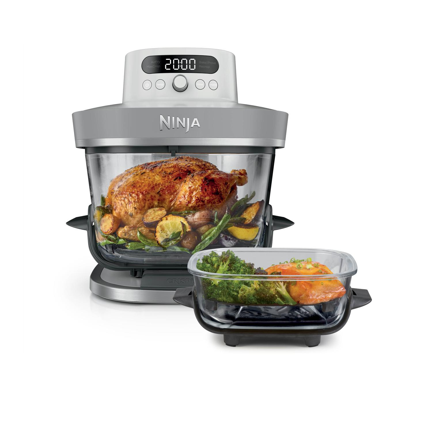 Ninja AS090UKWH CRISPi PRO 5-in-1 Glass Air Fryer - White thumbnail image