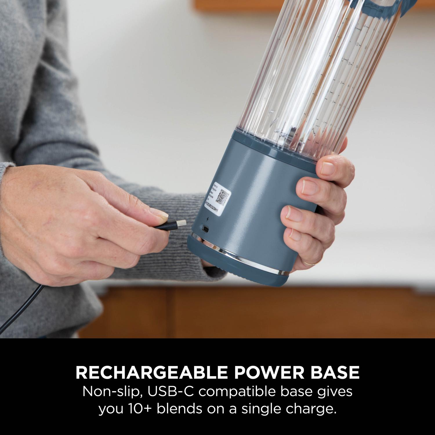 Ninja BC151UKNV Ninja Blast Cordless Portable Blender - Denim Blue thumbnail image