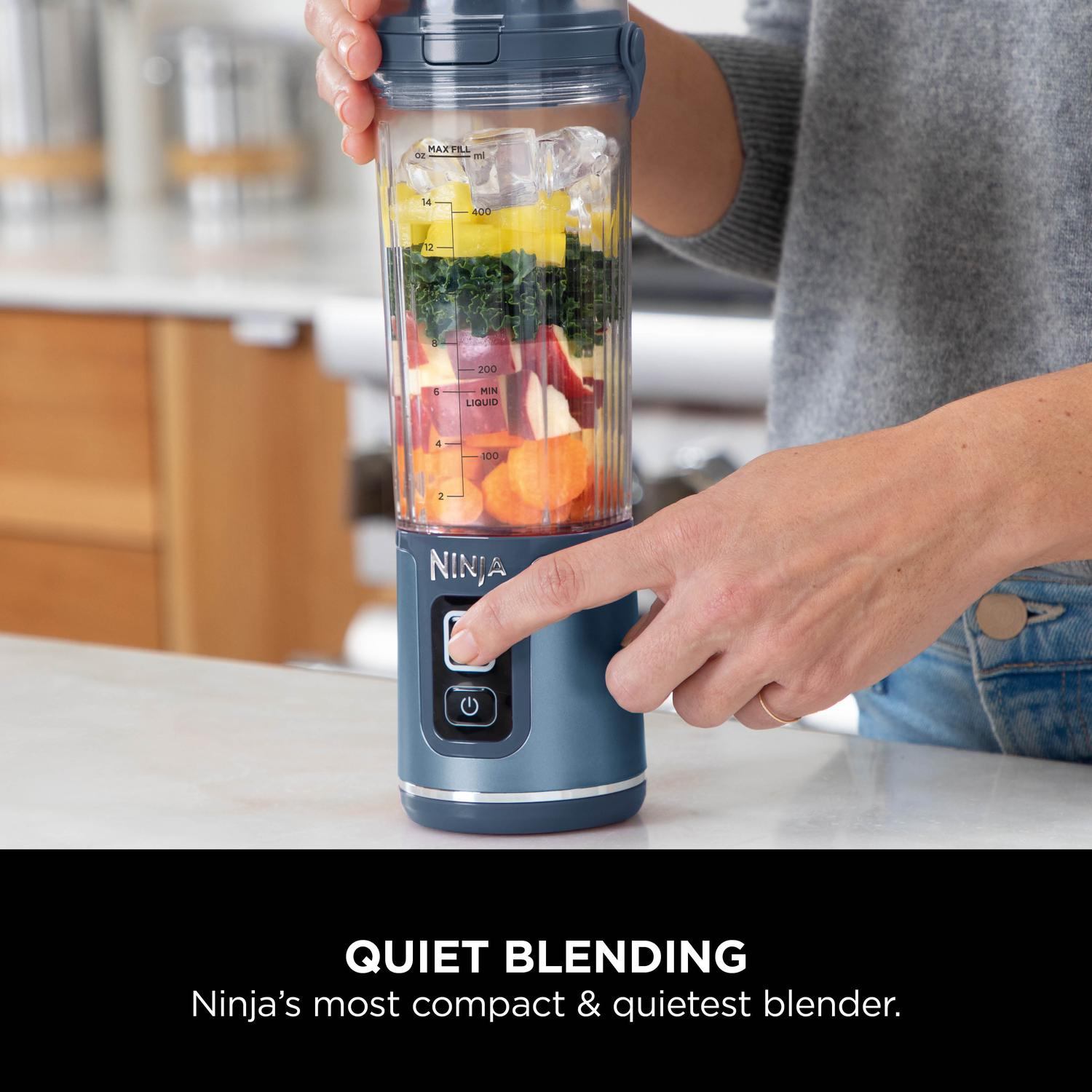 Ninja BC151UKNV Ninja Blast Cordless Portable Blender - Denim Blue thumbnail image