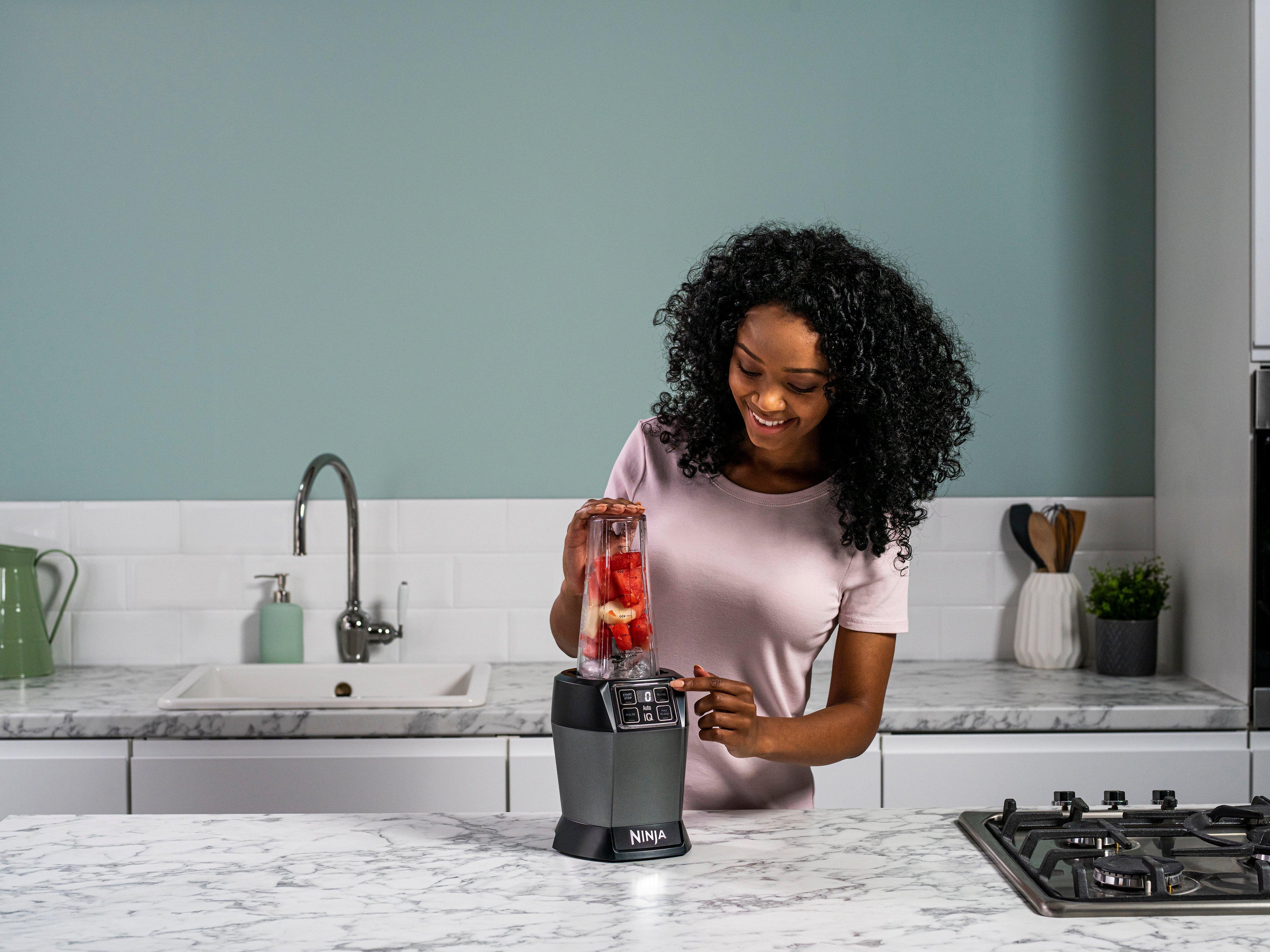 Ninja BN495UK Blender with Auto-iQ - Black/Silver thumbnail image