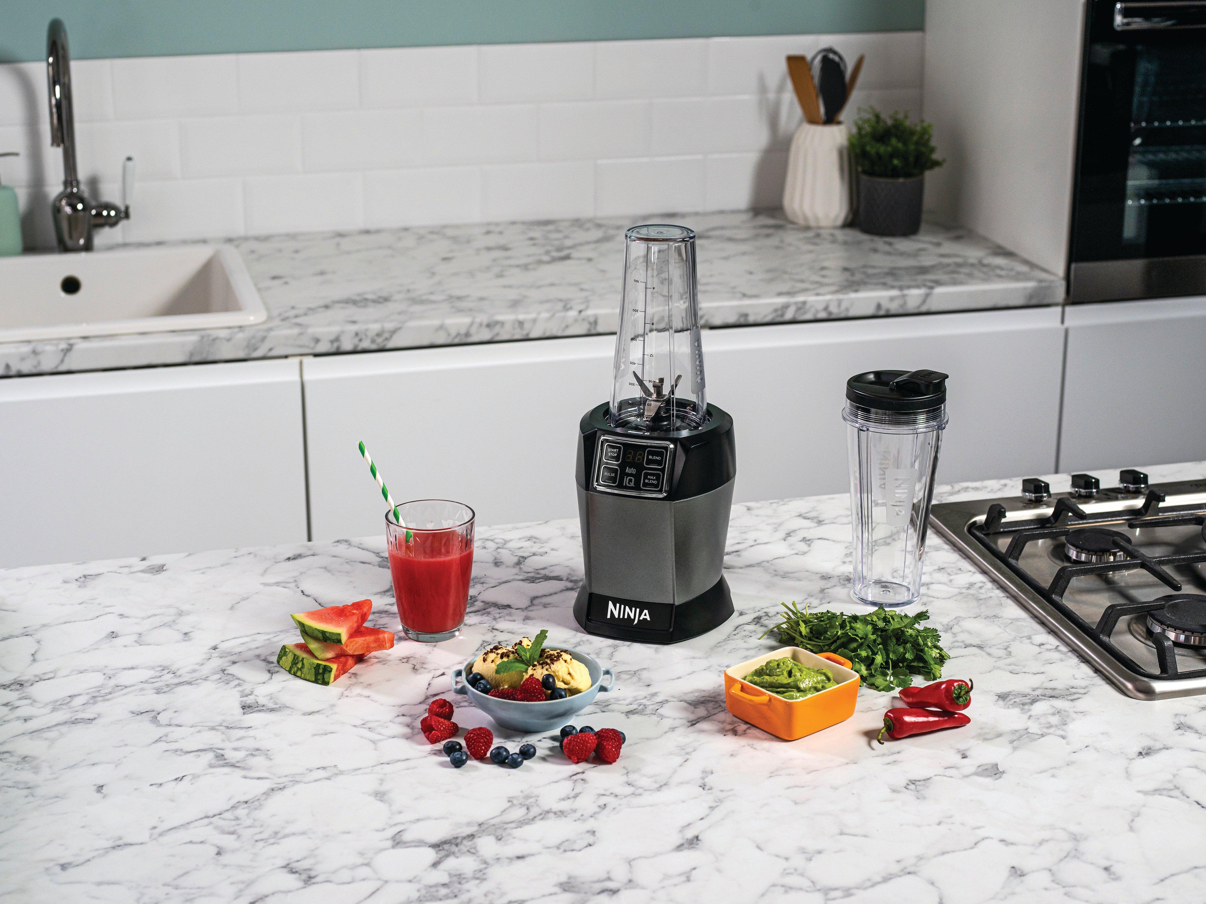 Ninja BN495UK Blender with Auto-iQ - Black/Silver thumbnail image