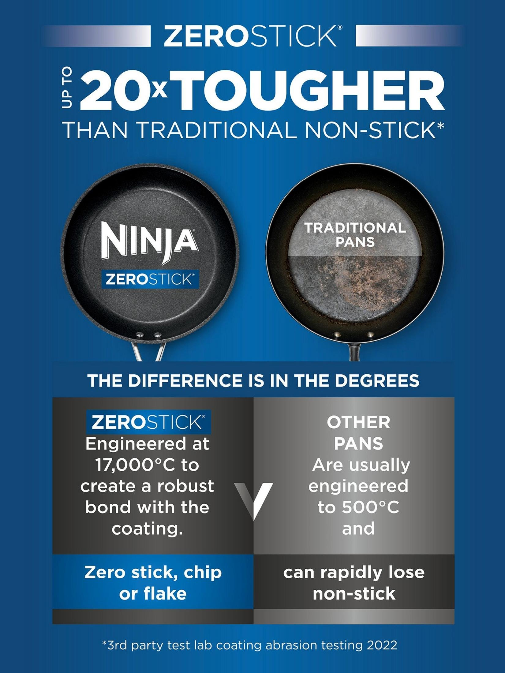 Ninja C13000UK Essentials Range Cookware 3-Piece Set - Black thumbnail image