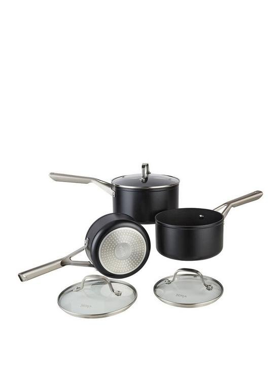 Ninja C13000UK Essentials Range Cookware 3-Piece Set - Black thumbnail image