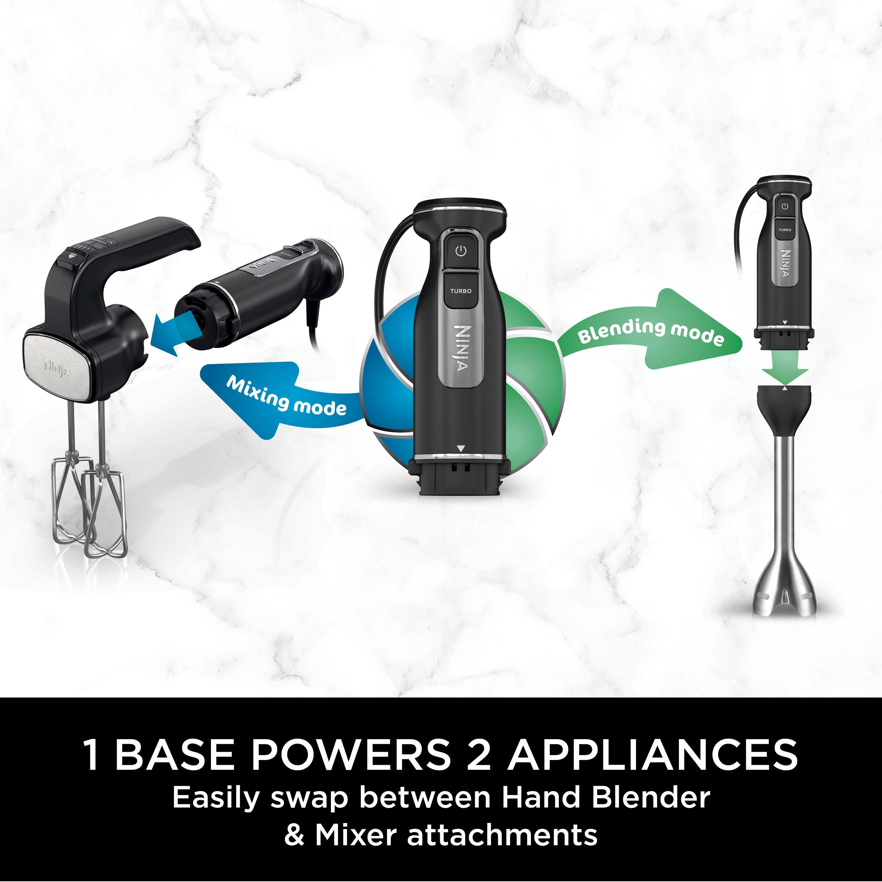 Ninja CI090UK Ninja Foodi 2-in-1 Hand Blender & Mixer - Black thumbnail image