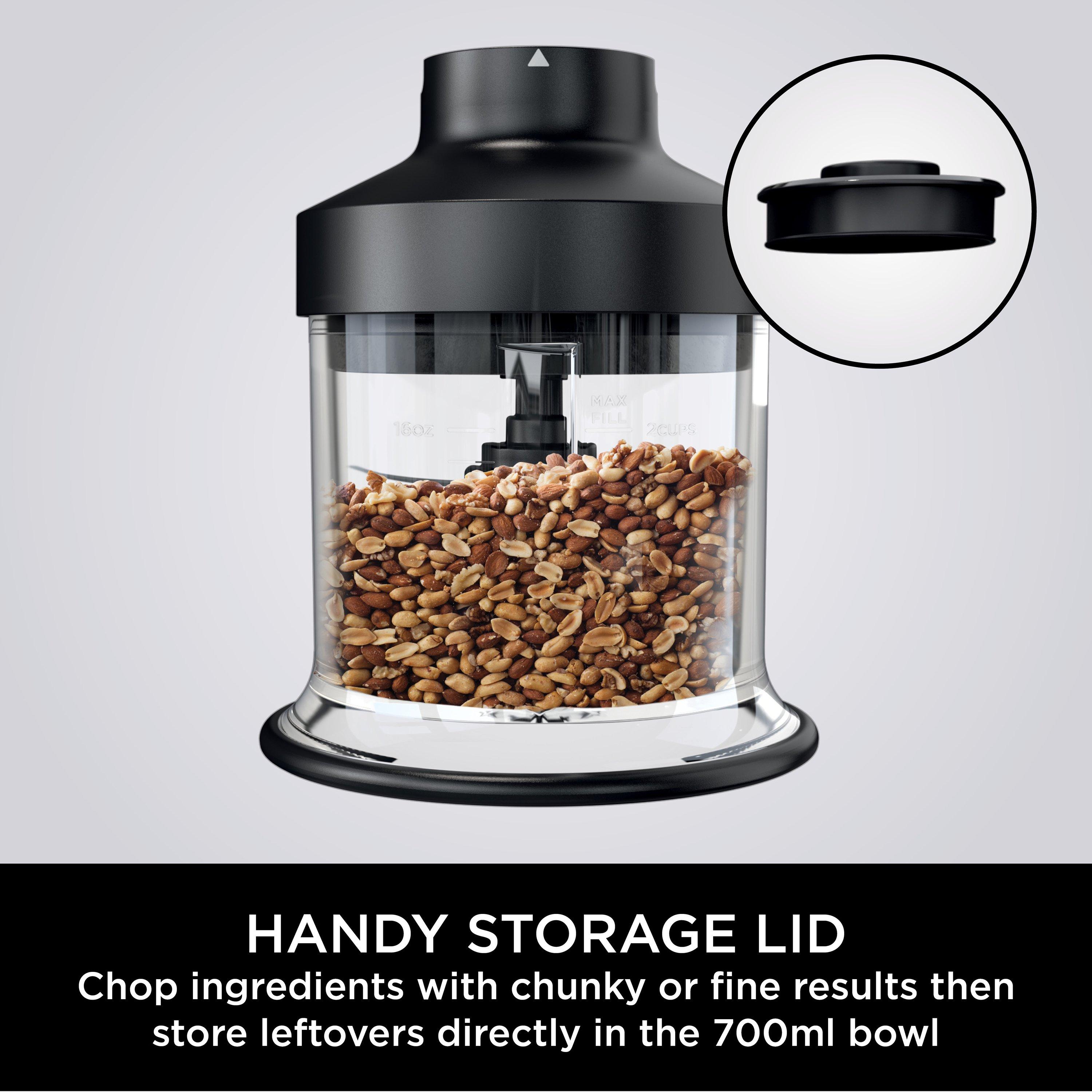 Ninja CI100UK Foodi 3-in-1 Hand Blender- Mixer & Chopper - Black thumbnail image