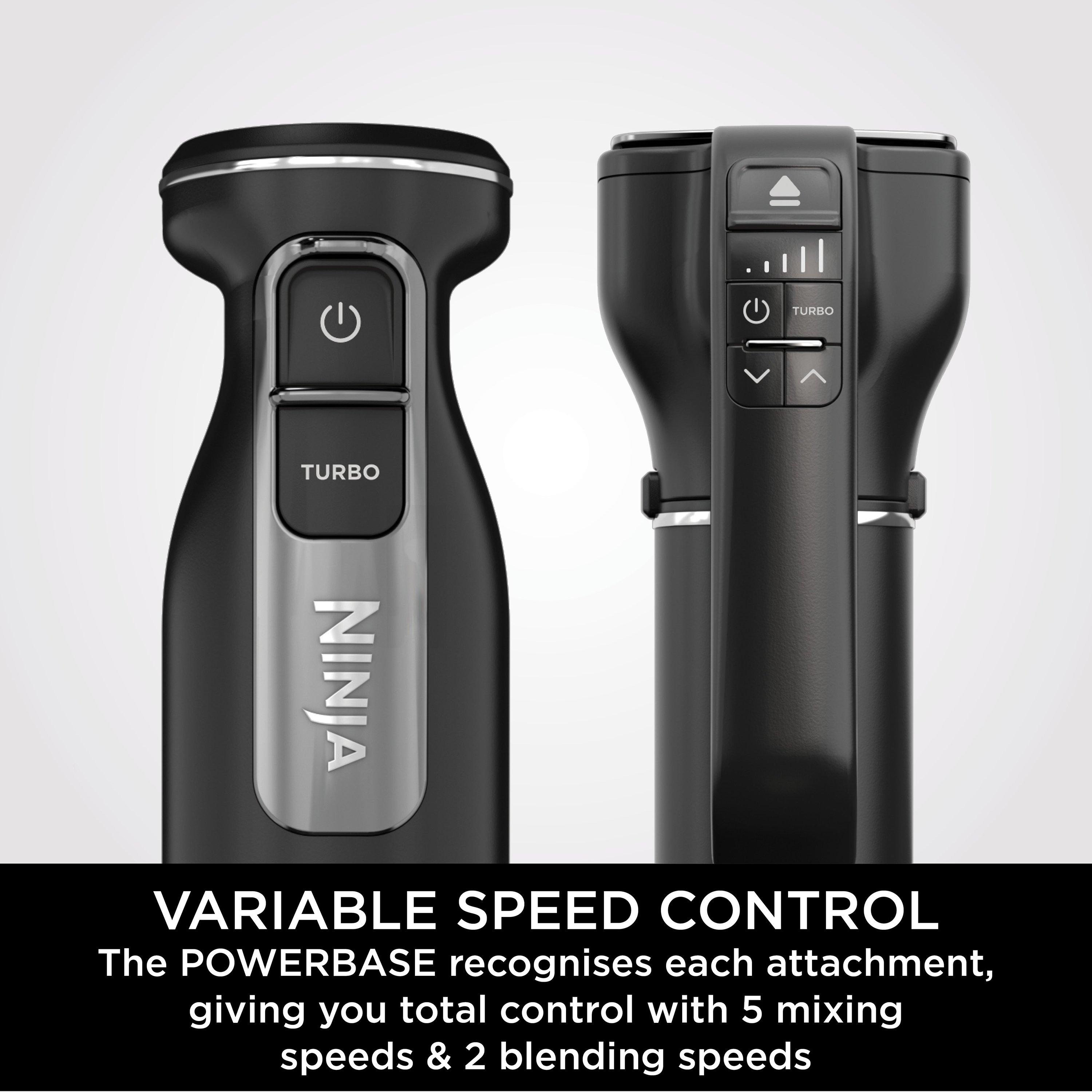 Ninja CI100UK Foodi 3-in-1 Hand Blender- Mixer & Chopper - Black thumbnail image