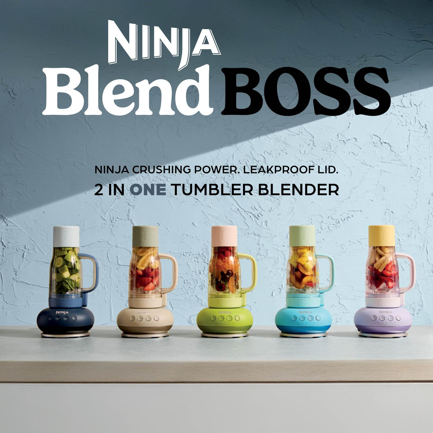 Ninja DB351UKCY Ninja BlendBoss Tumbler Blender - Cyber Space thumbnail image
