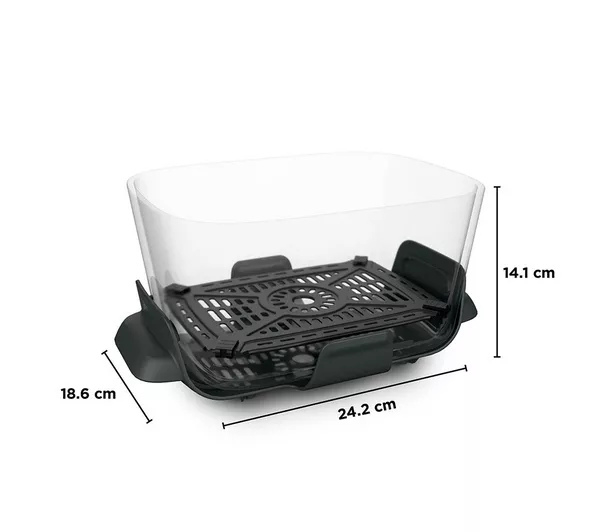 Ninja DD102UKIV2 Dual Zone 8-in-1 Function Glass Air Fryer - Bone thumbnail image