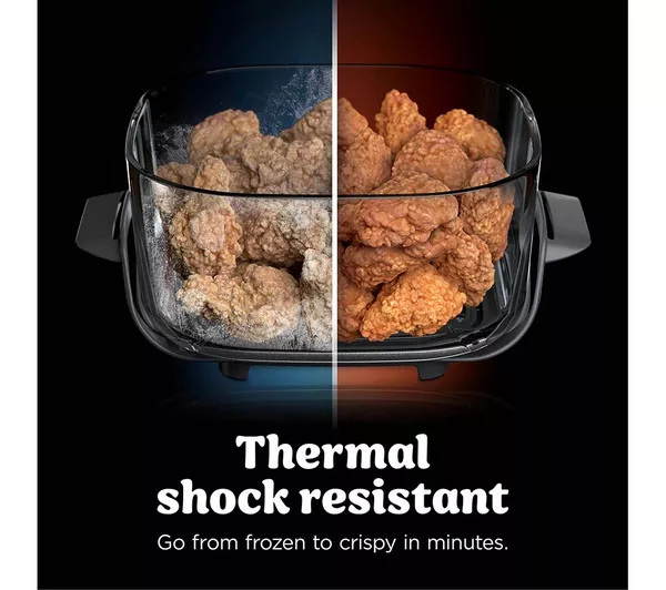 Ninja DD102UKIV2 Dual Zone 8-in-1 Function Glass Air Fryer - Bone thumbnail image