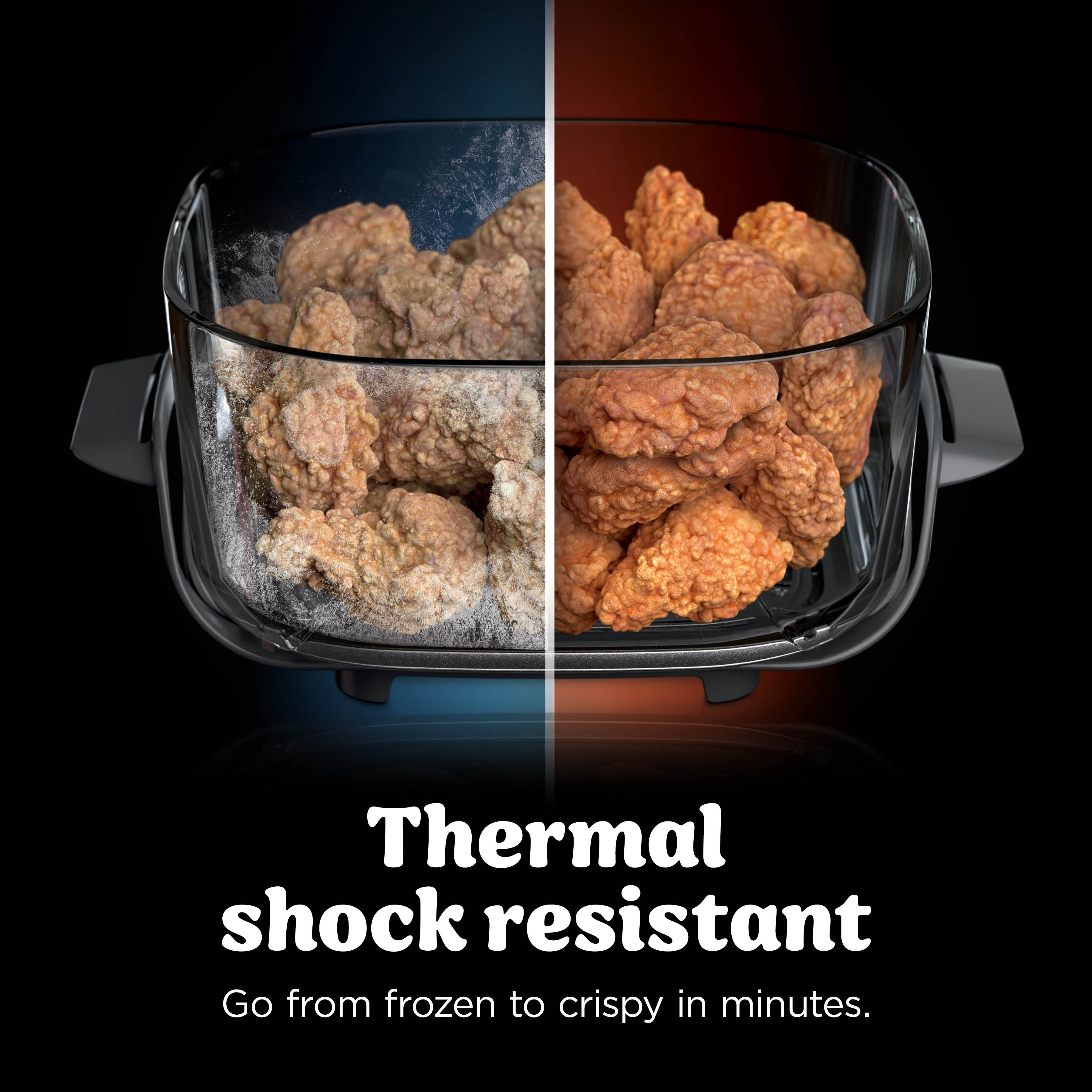 Ninja DD102UKPK1 Dual Zone 8-in-1 Function Glass Air Fryer - Rose Quartz thumbnail image