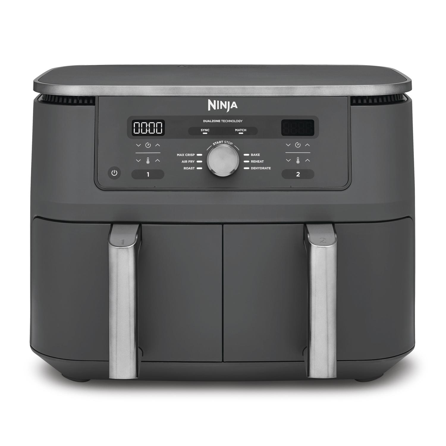 Ninja DZ400UK 9.5 litre MAX 6-in-1 Dual Zone Air Fryer - Gun Metal Grey thumbnail image