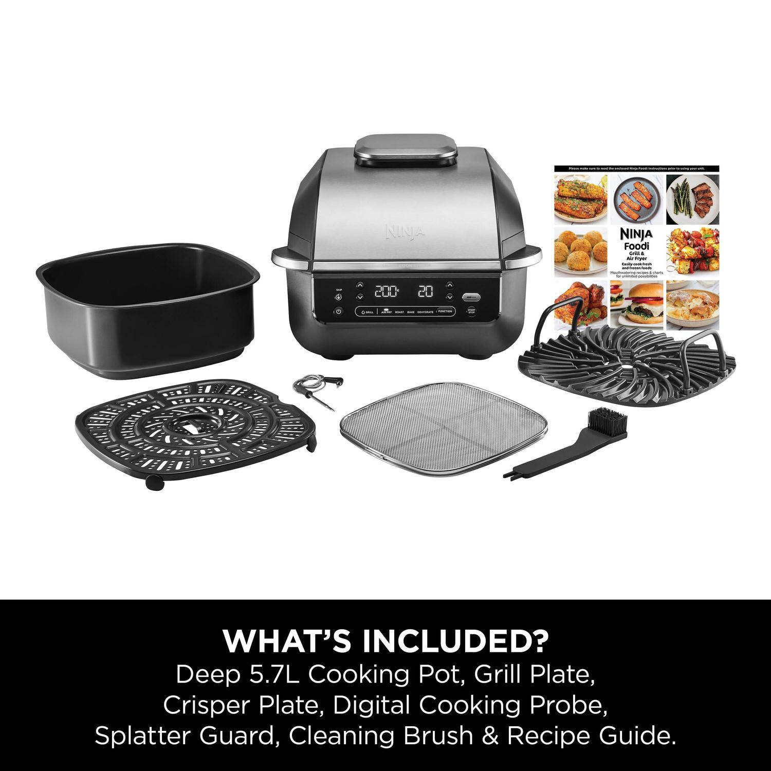 Ninja EG351UK Grill & Air Fryer - Black/Silver thumbnail image