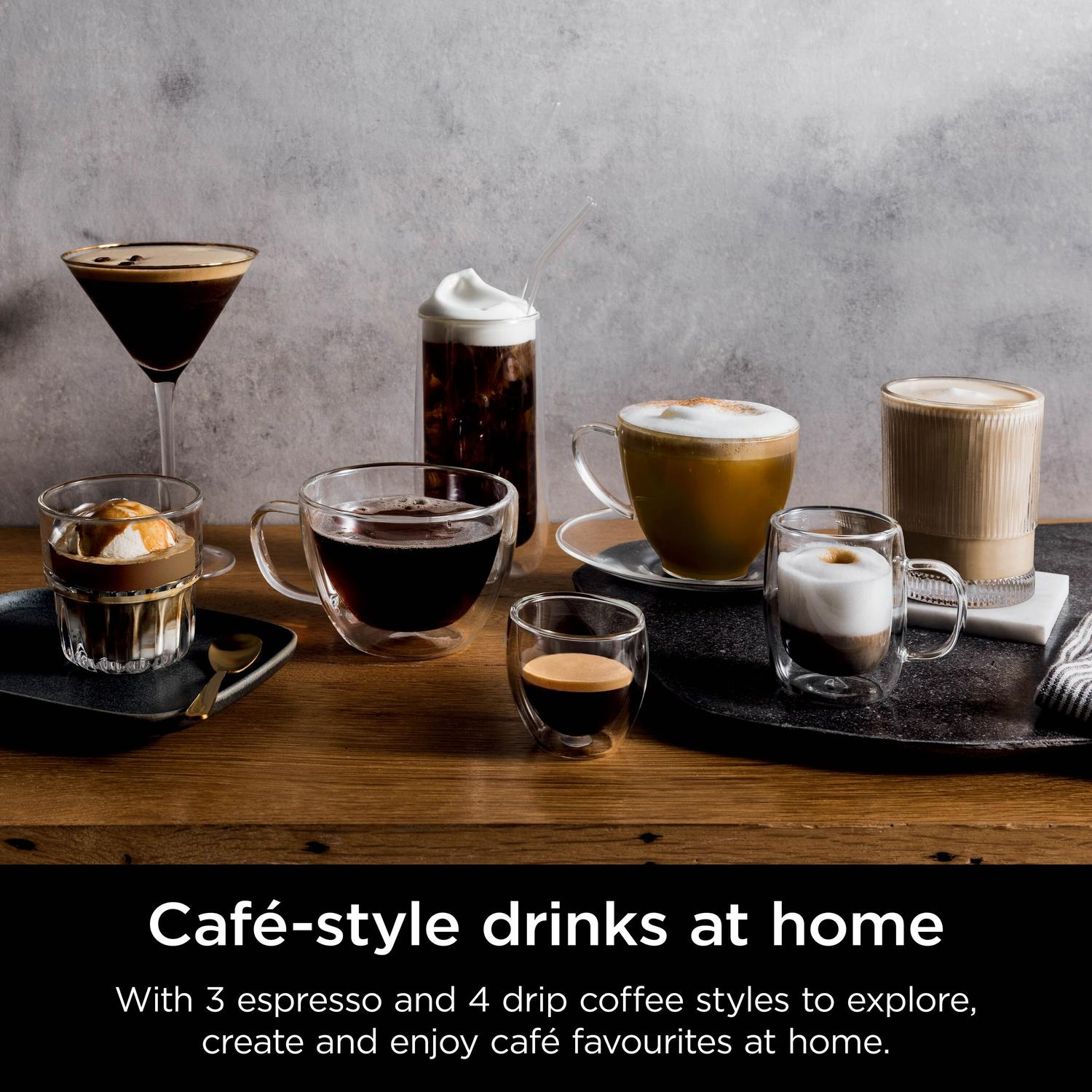 Ninja ES601UKBK Ninja Luxe Caf&eacute; Premier Espresso Machine - Midnight Black thumbnail image