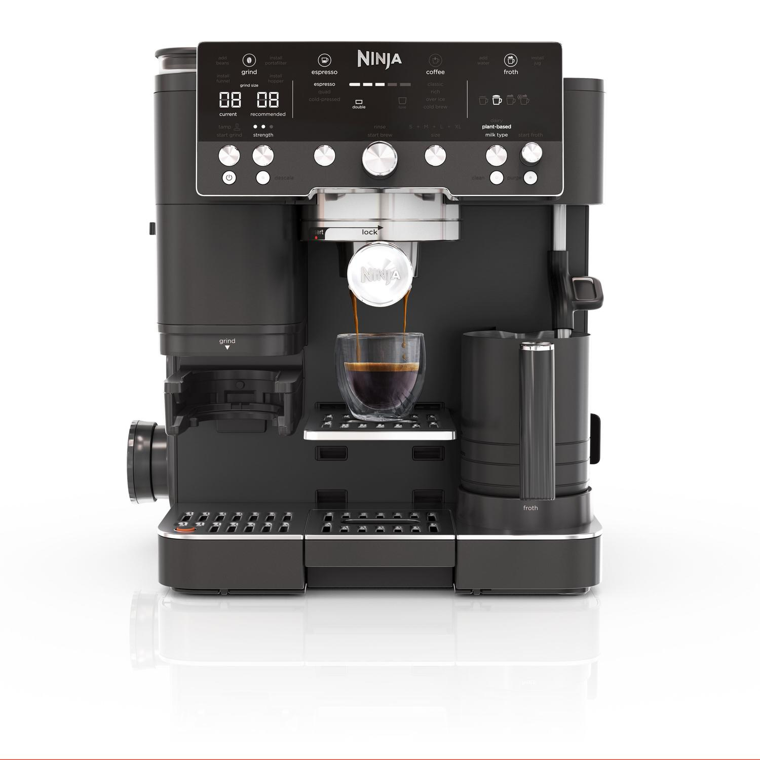 Ninja ES601UKBK Ninja Luxe Caf&eacute; Premier Espresso Machine - Midnight Black thumbnail image