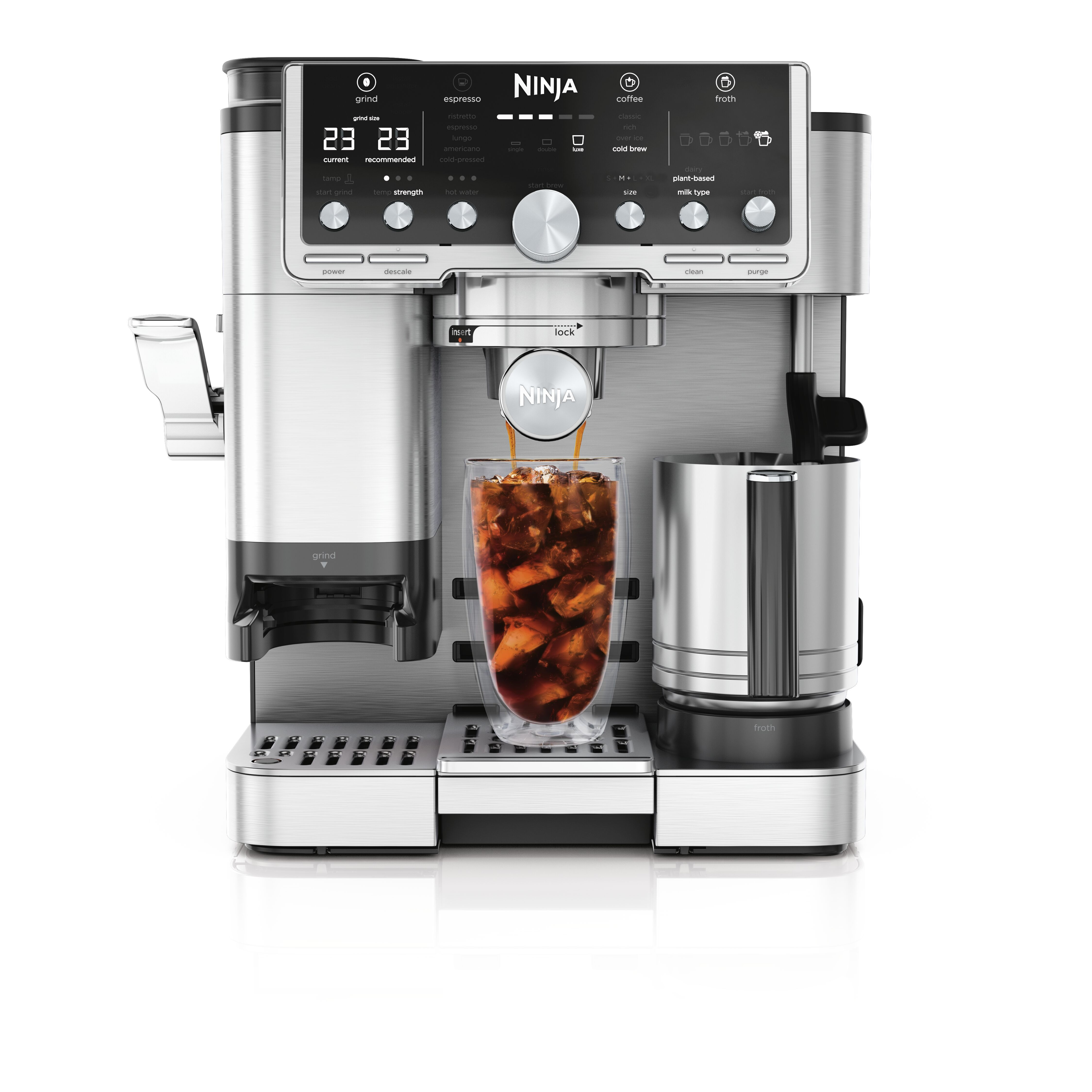 Ninja ES701UK Luxe Cafe Pro Series Espresso Machine - Black/Stainless Steel thumbnail image