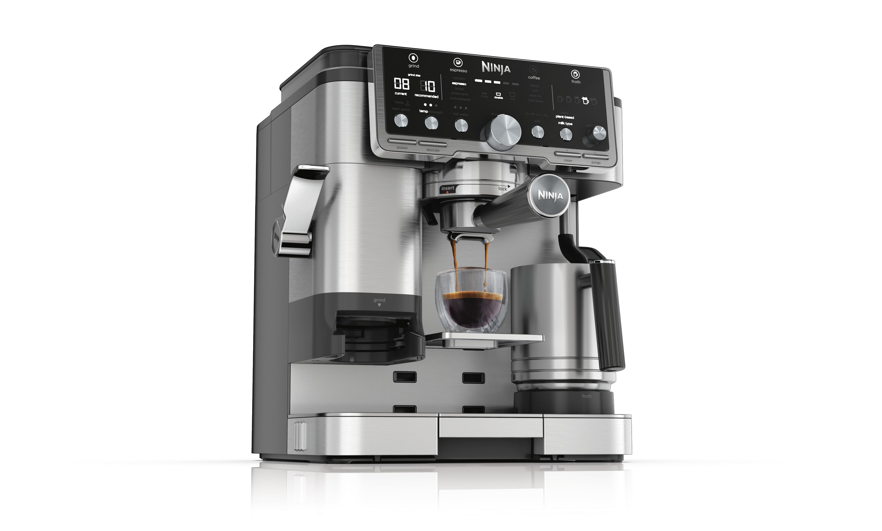 Ninja ES701UK Luxe Cafe Pro Series Espresso Machine - Black/Stainless Steel thumbnail image
