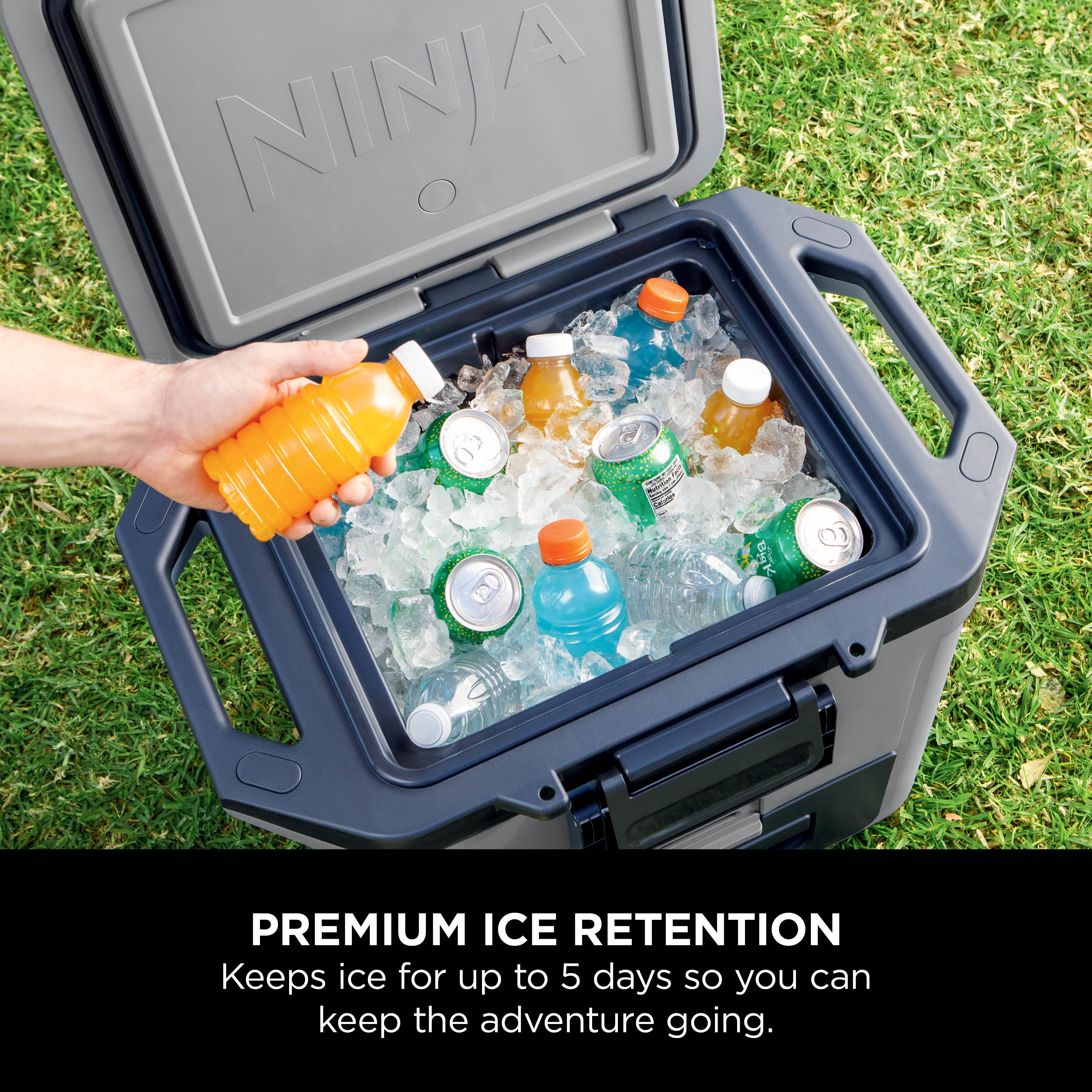 Ninja FB131UKGY FrostVault 30QT/28L Hard Cooler with Dry Zone - Slate Grey thumbnail image