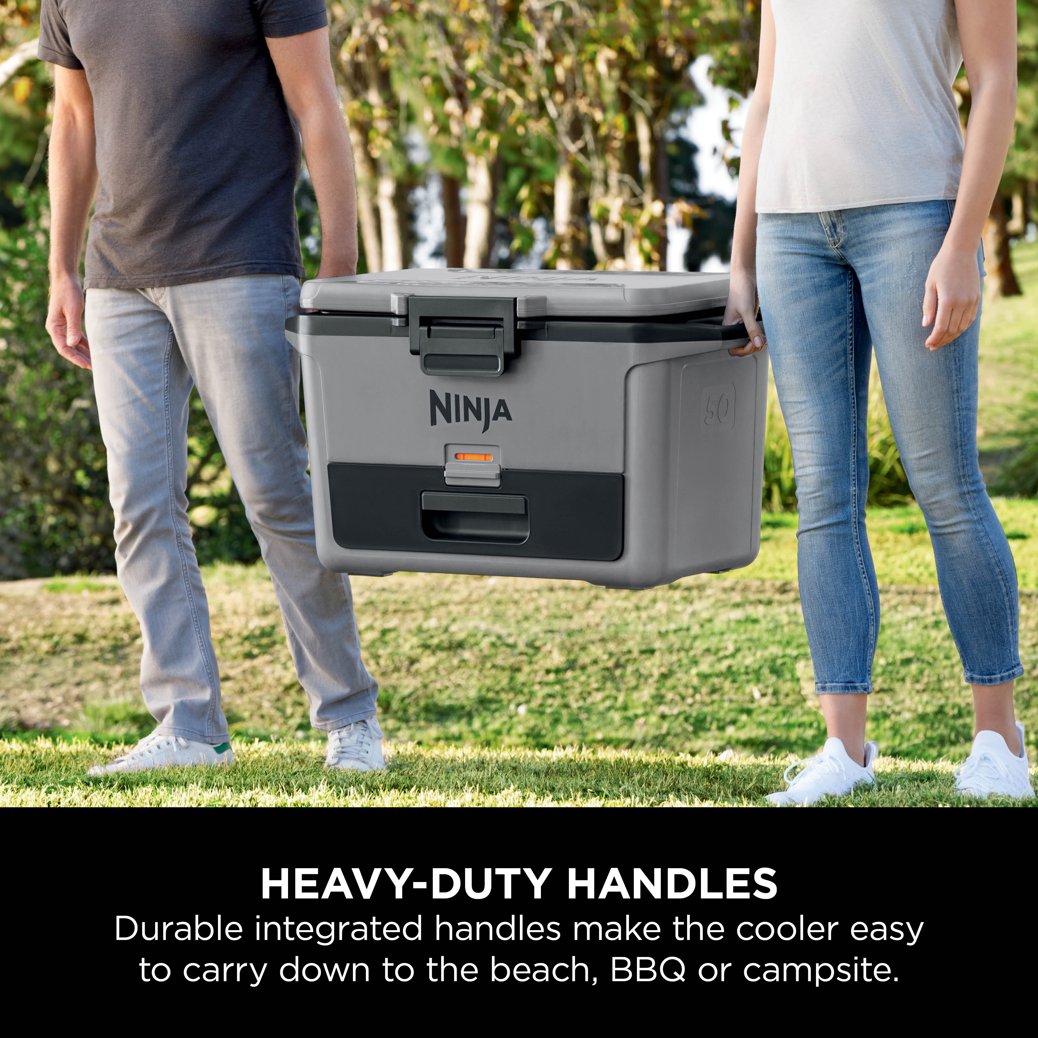 Ninja FB151UKGY FrostVault 50QT/47L Hard Cooler with Dry Zone - Slate Grey thumbnail image