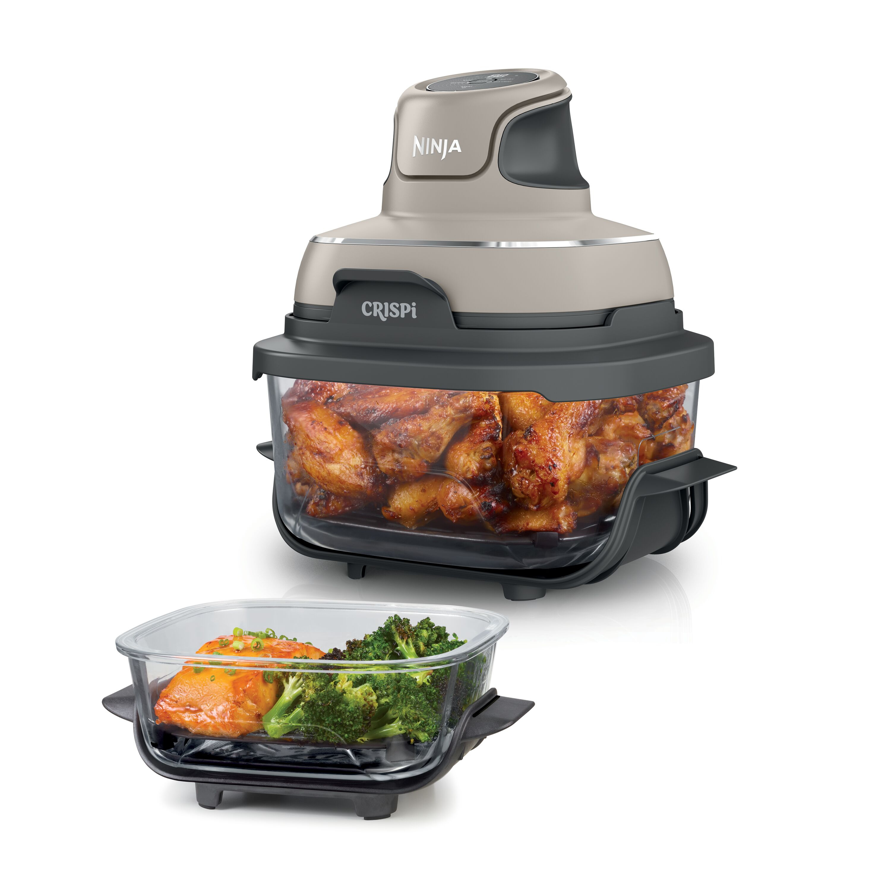 Ninja FN101UKST CRISPi 4-in-1 Portable Air Fryer Stone Colour thumbnail image