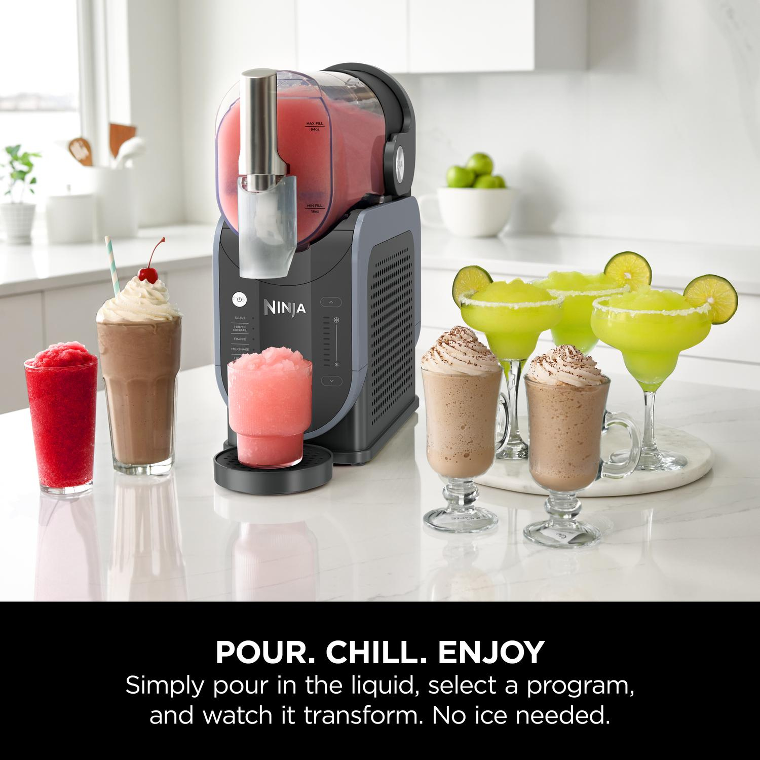 Ninja FS301UK SLUSHi Frozen Drink Maker - Arctic Blue- Grey thumbnail image