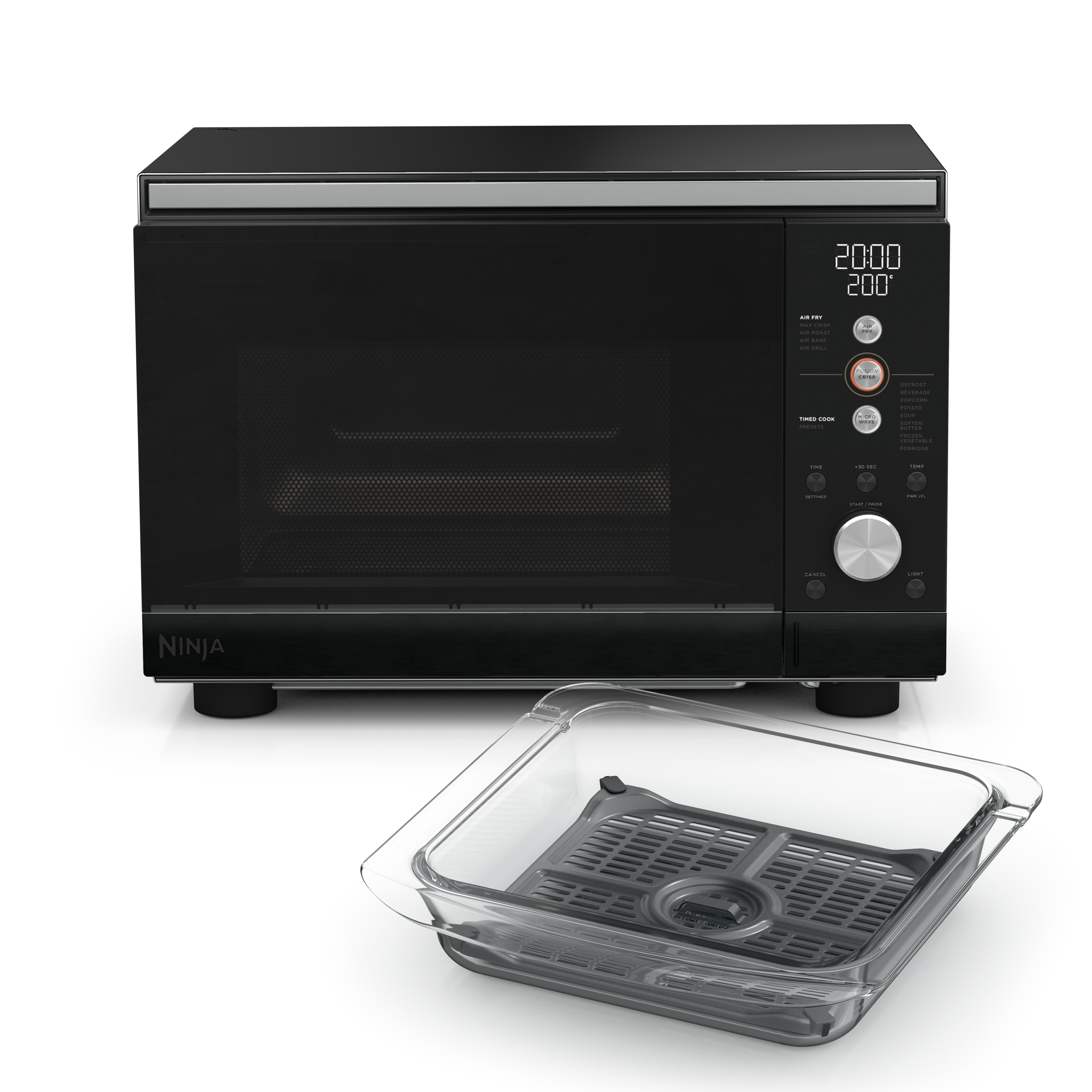 Ninja MW101UKBK1 CRISPi Microwave, Air Fryer & Oven with FusionCrisp Technology - Black thumbnail image