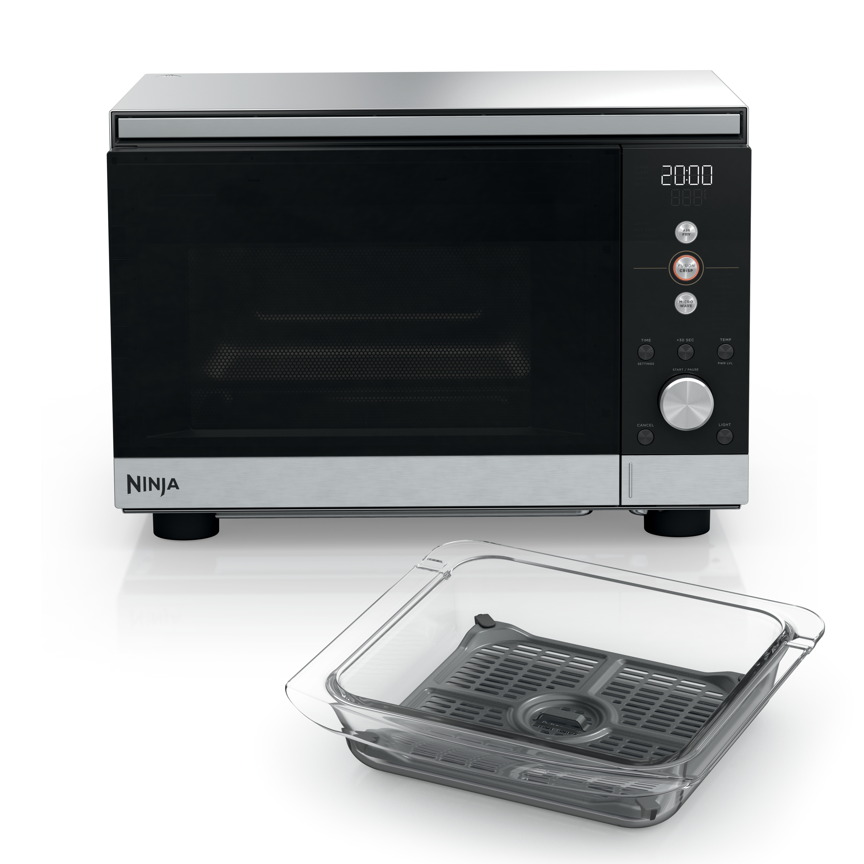 Ninja MW101UK CRISPi Microwave, Air Fryer & Oven with FusionCrisp Technology - Silver thumbnail image