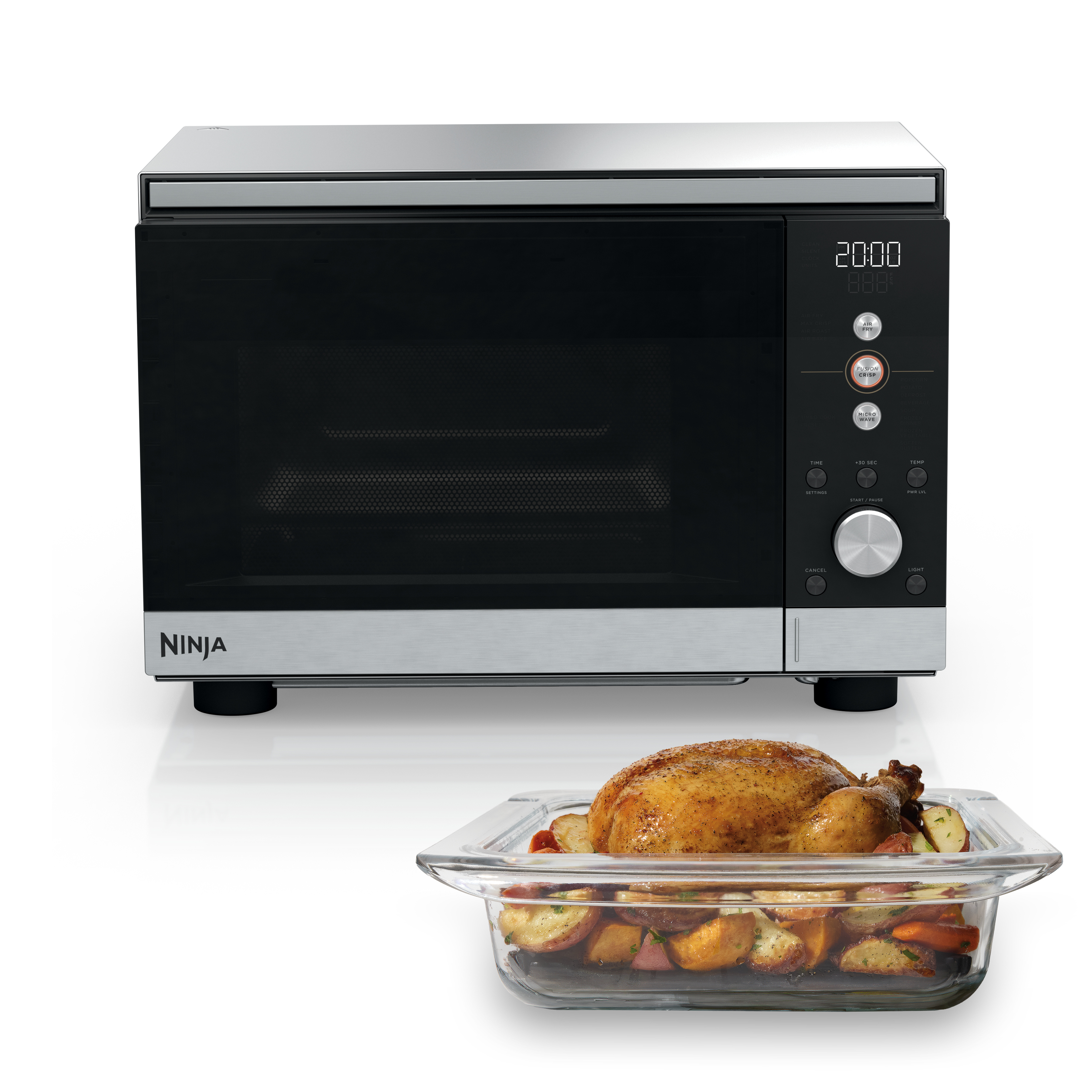 Ninja MW101UK CRISPi Microwave, Air Fryer & Oven with FusionCrisp Technology - Silver thumbnail image
