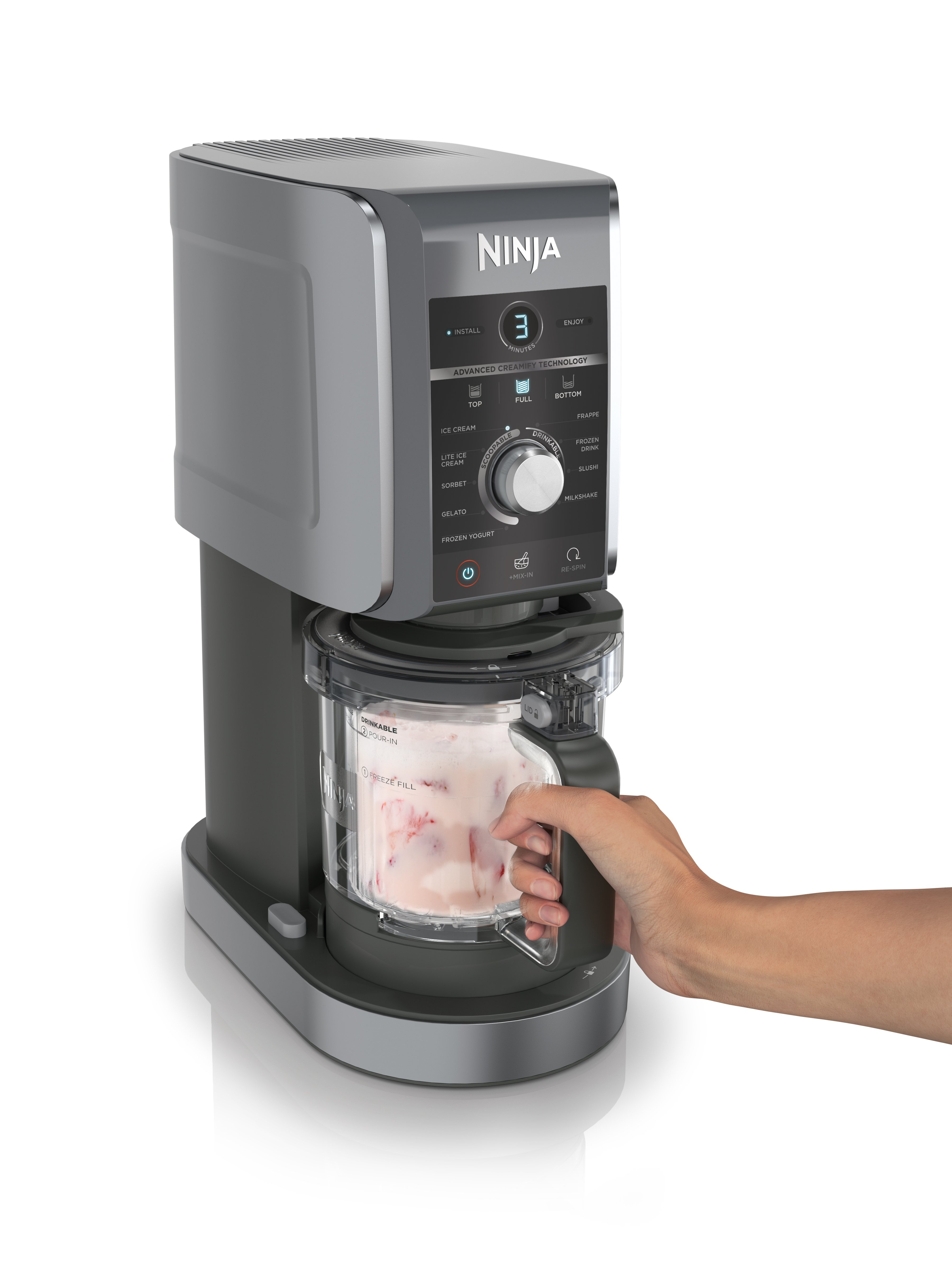 Ninja NC501UK Deluxe 10-in-1 Ice Cream and Frozen Drink Maker - Black thumbnail image