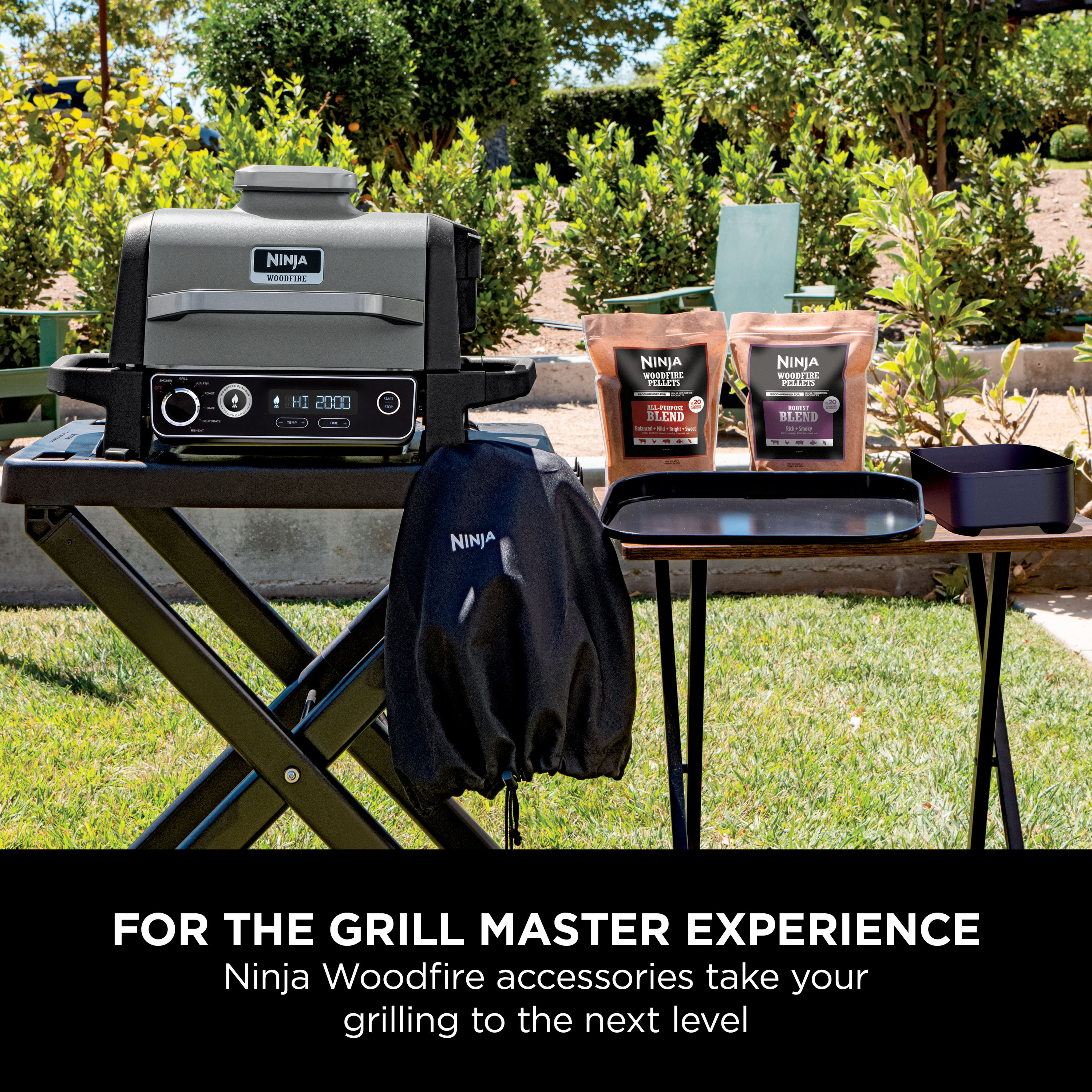 Ninja OG701UKPELKIT Woodfire Electric BBQ Grill & Smoker with Woodfire BBQ Pellets thumbnail image