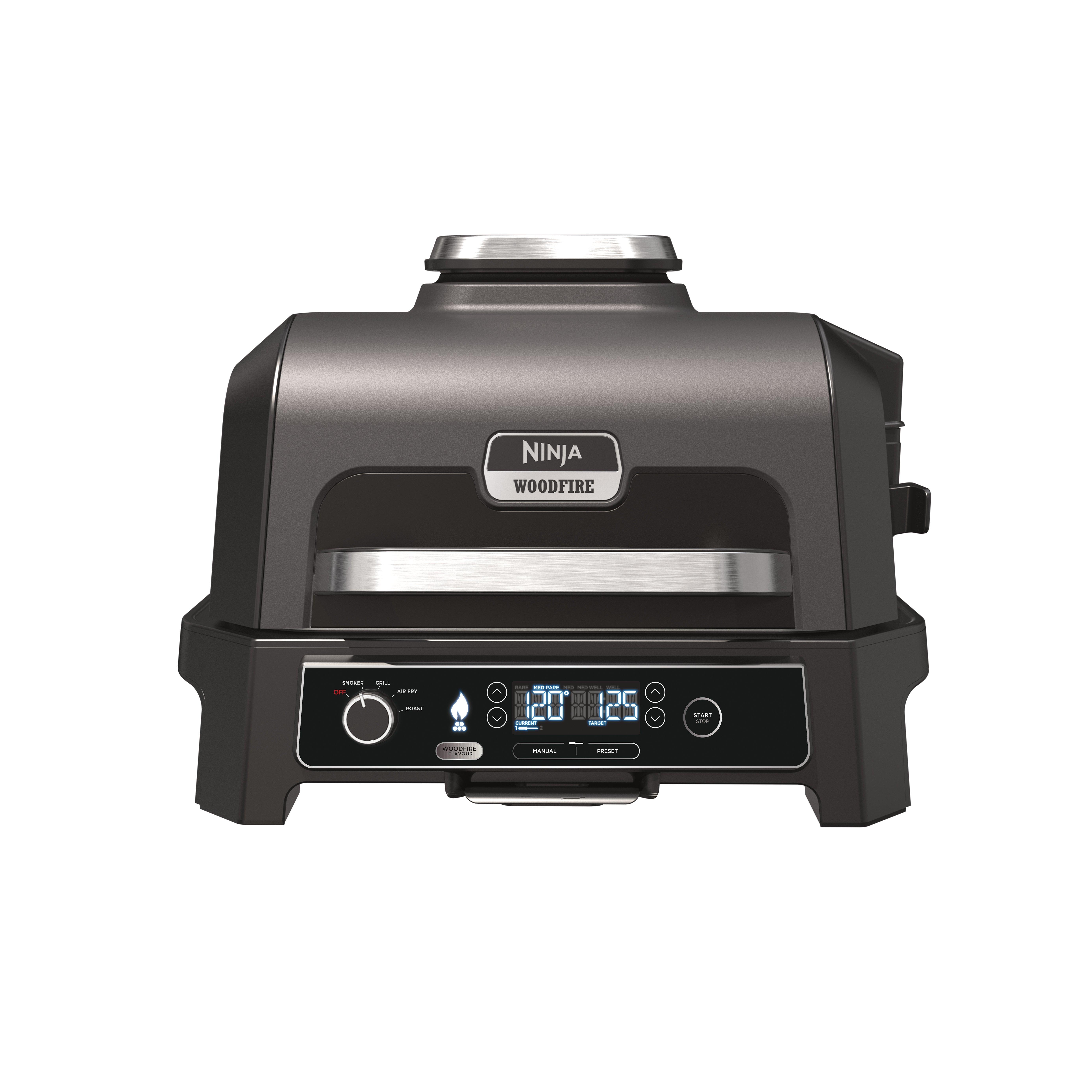 Ninja OG850UK Woodfire XL Electric BBQ Grill & Smoker - Black/Grey thumbnail image