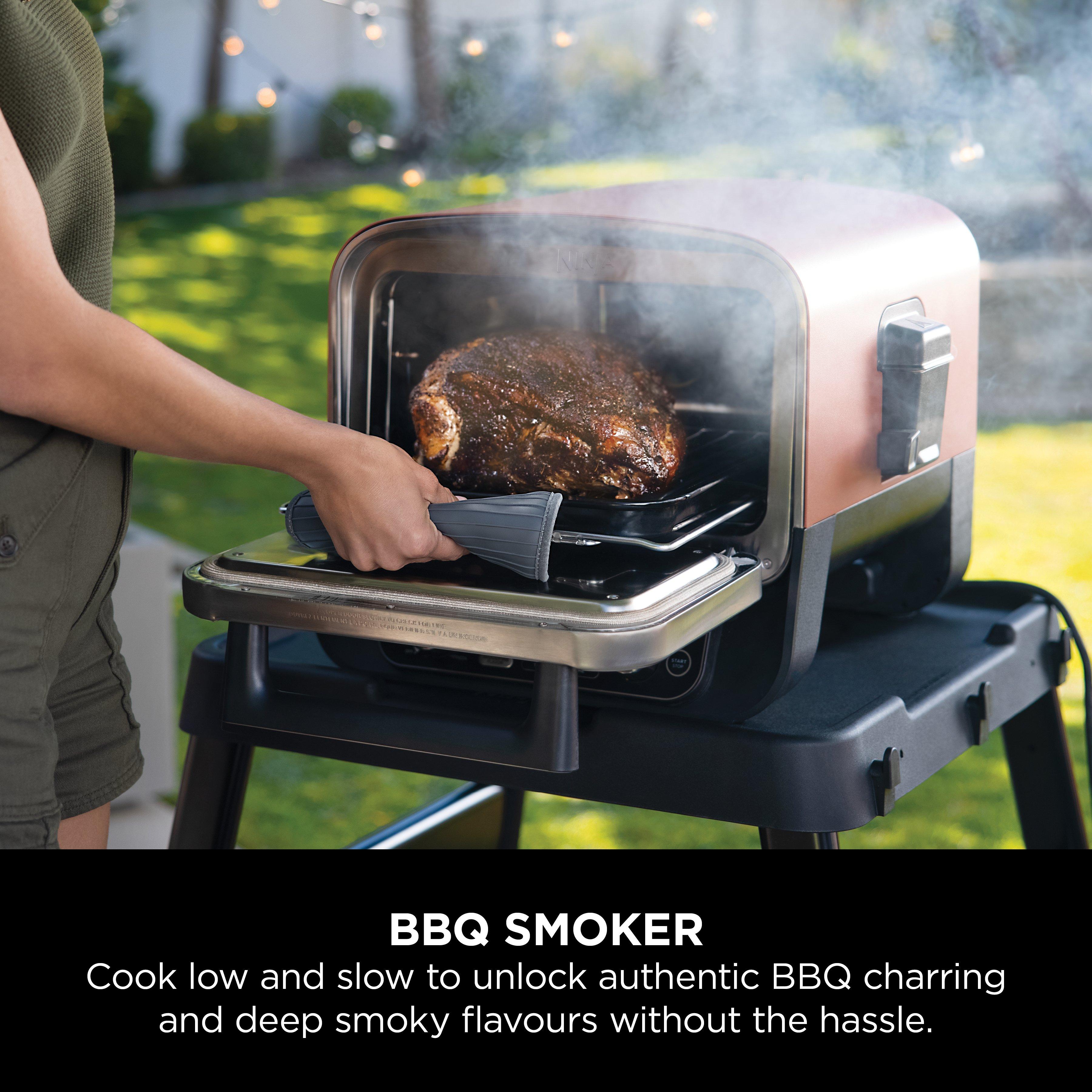 Ninja OO101UKSTANDKIT Woodfire Electric Outdoor Oven with BBQ Stand - Terracotta/Steel thumbnail image