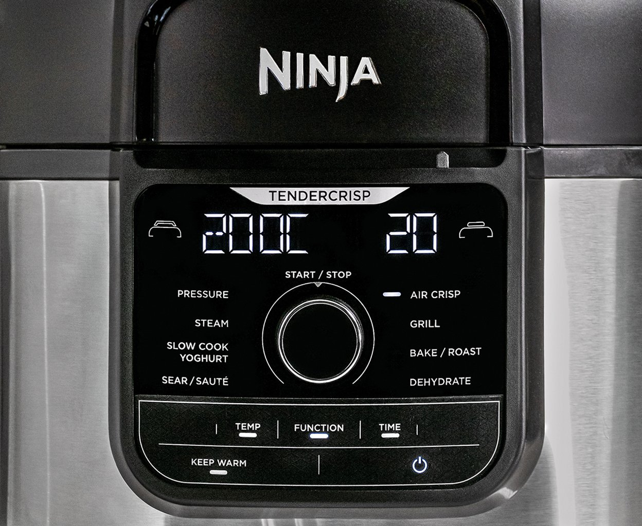 Ninja OP350UK Foodi 9-in-1 Multi-Cooker 6L - Black/Sliver thumbnail image