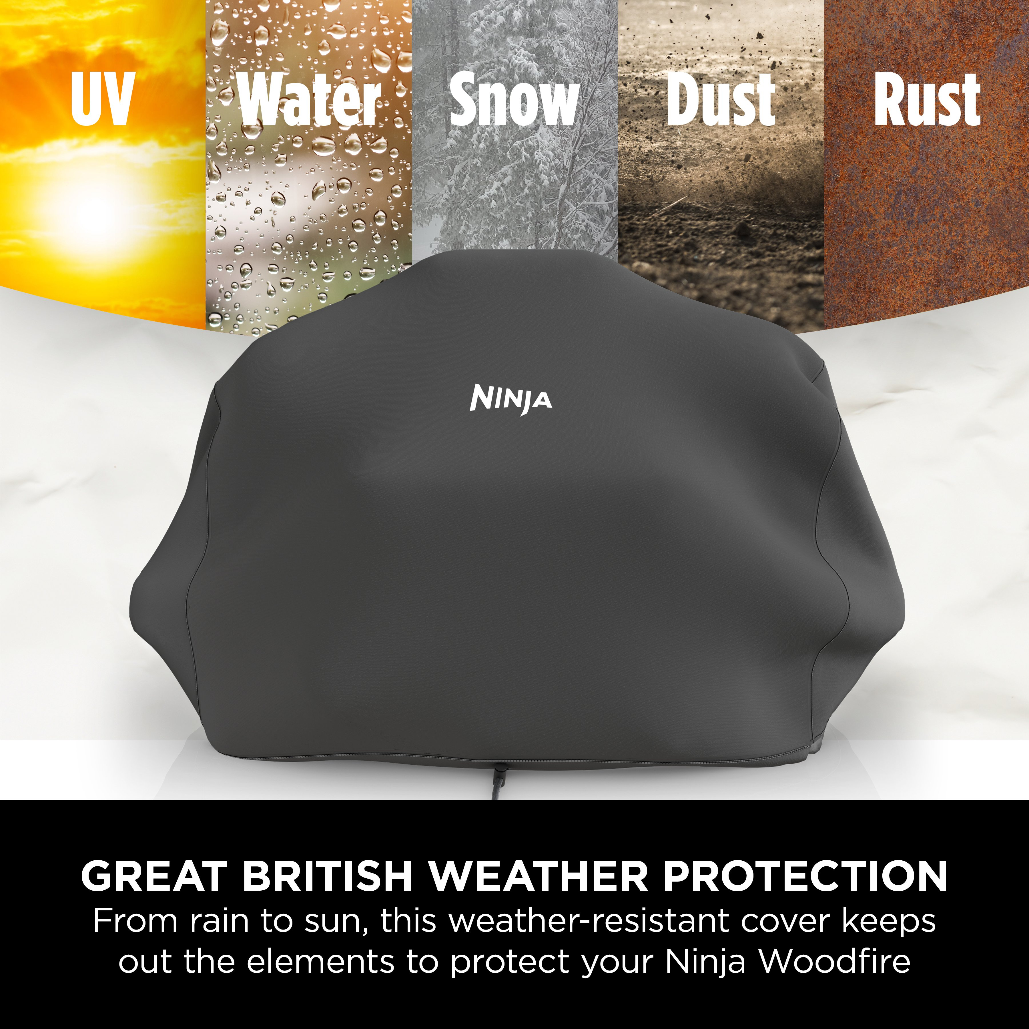 Ninja XSKCOVEREUUK Woodfire Electric BBQ Cover - Black thumbnail image