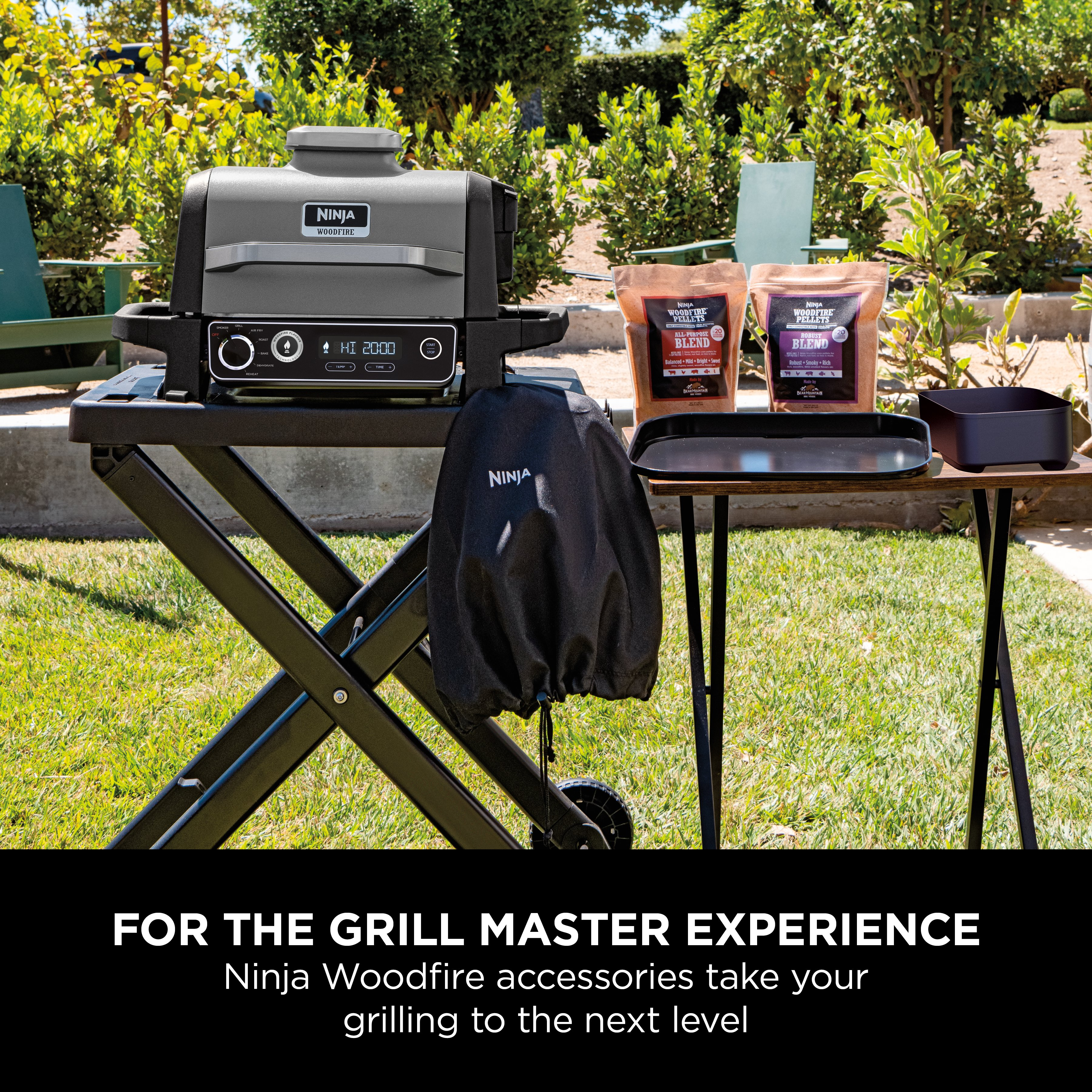 Ninja XSKGRIDPLTEUK Woodfire Electric BBQ Flat Plate - Black thumbnail image